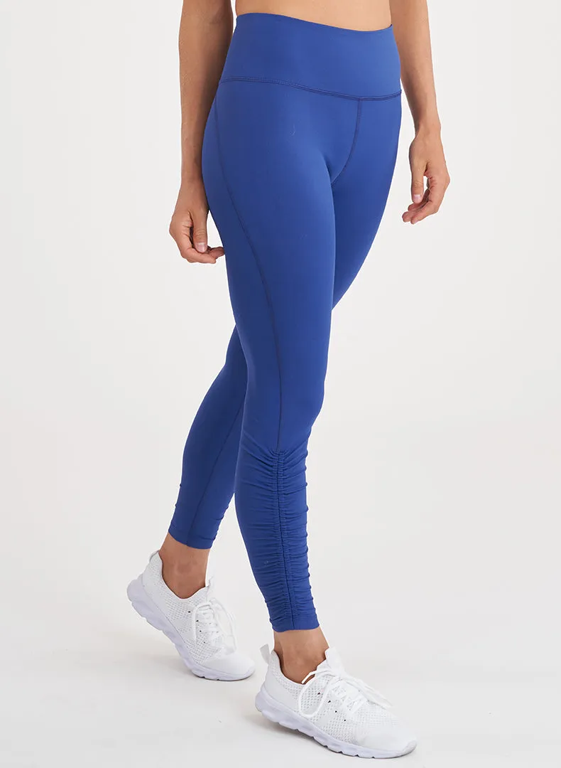 Sheen Shirred 7/8 Legging - FINAL SALE