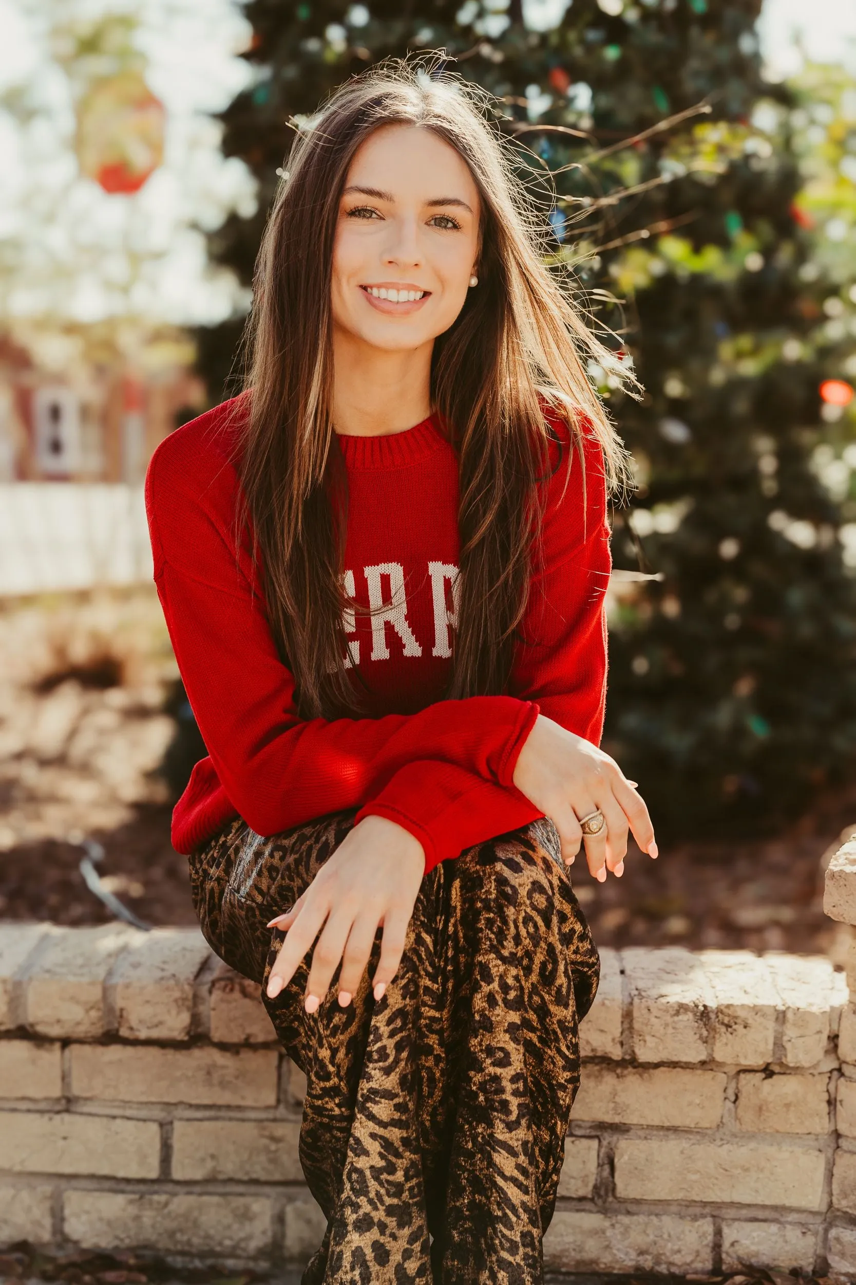 Sienna Sweater Haute Red ZW244273