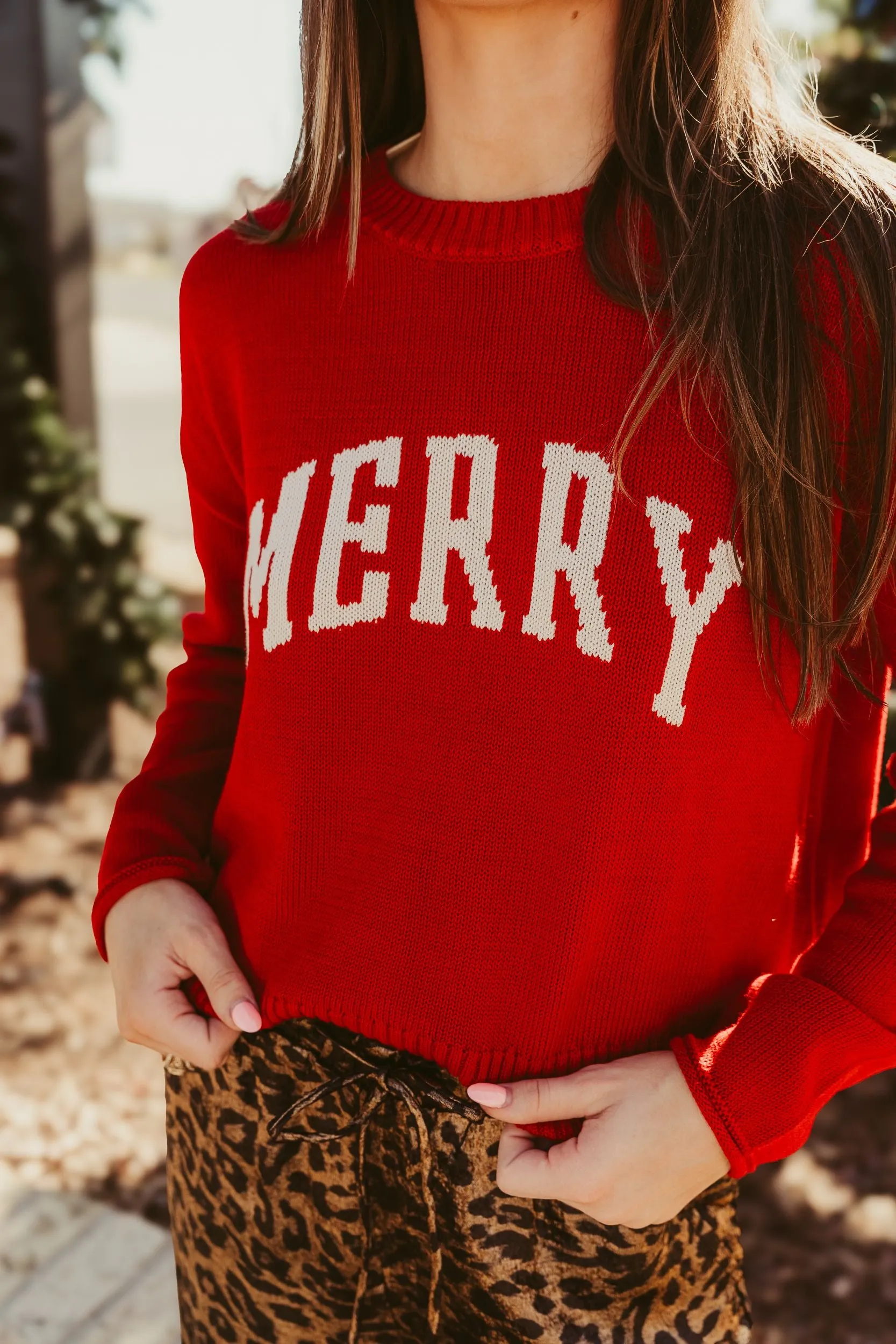 Sienna Sweater Haute Red ZW244273