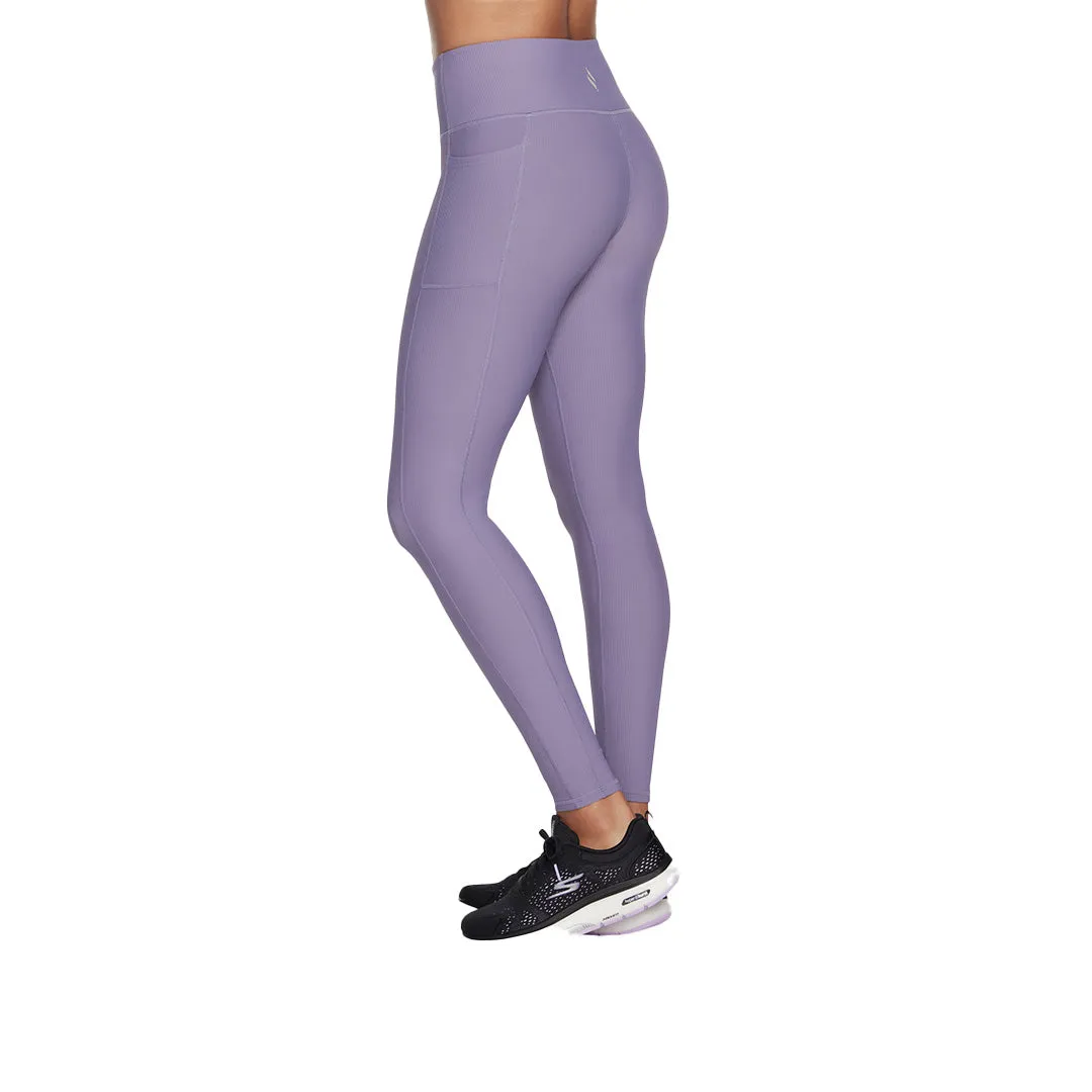 Skechers Women GO FLEX RIB FL HW Legging | LG2GYPR