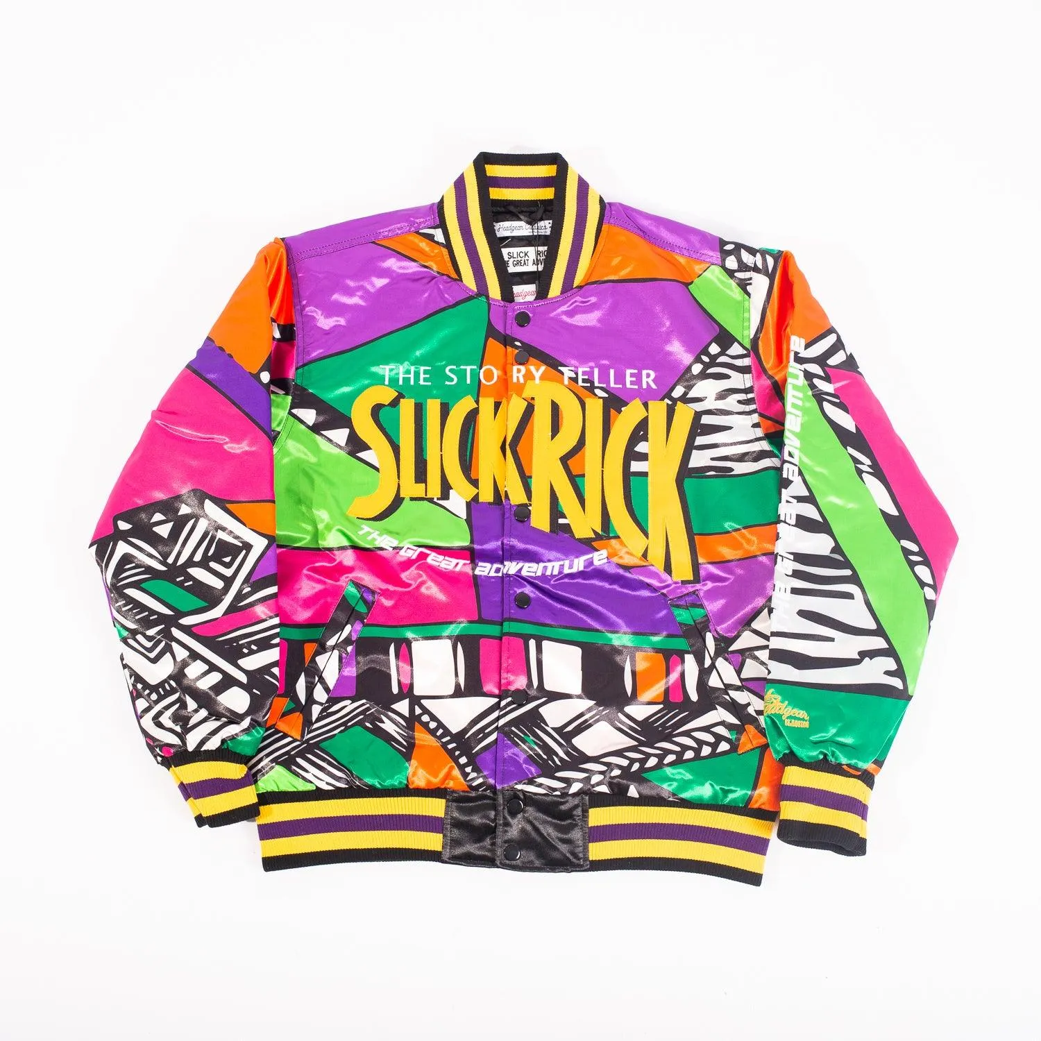 SLICK RICK THE STORY TELLER SATIN JACKET (MULTI)