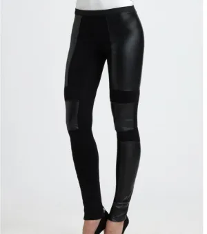 Smart & Chic Faux Leather Black Leggings