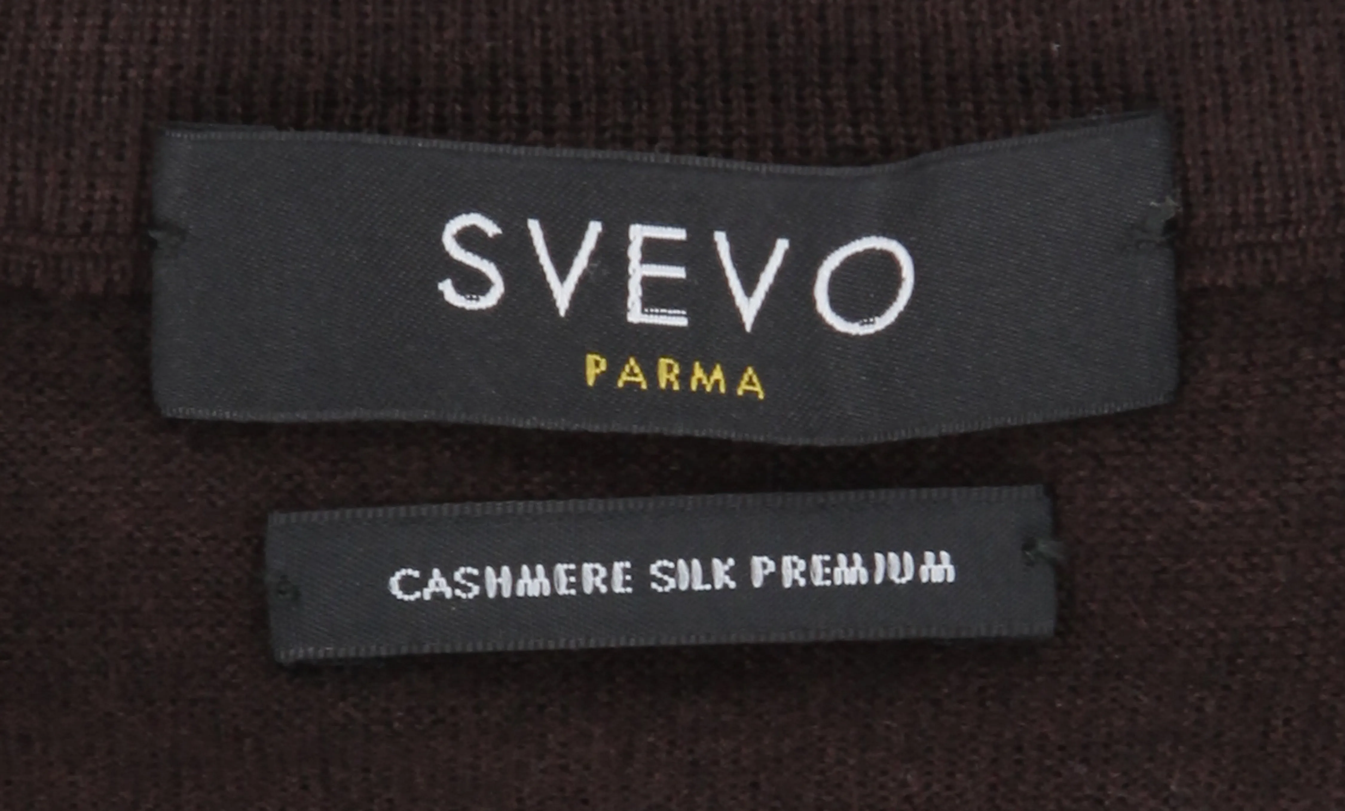 Svevo Parma Dark Brown Crewneck Sweater