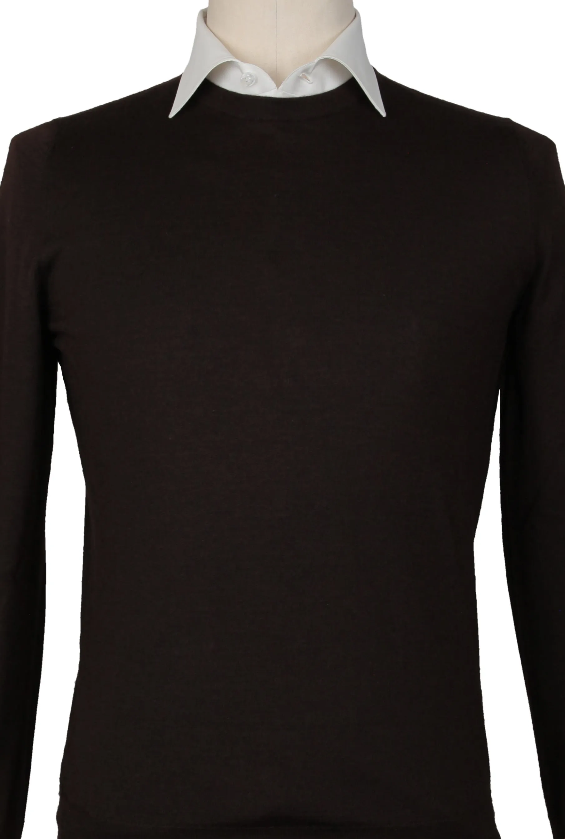Svevo Parma Dark Brown Crewneck Sweater