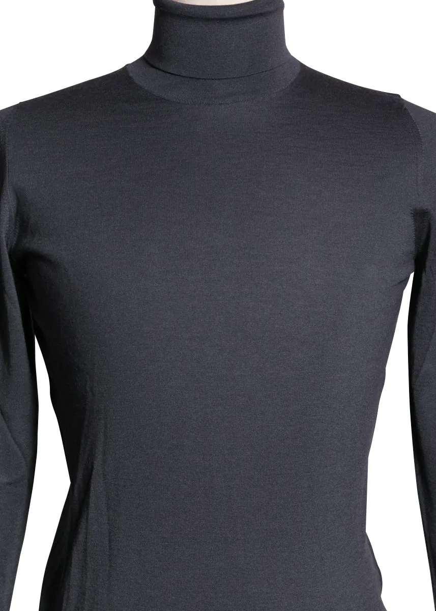 Svevo Parma Gray Turtleneck Sweater
