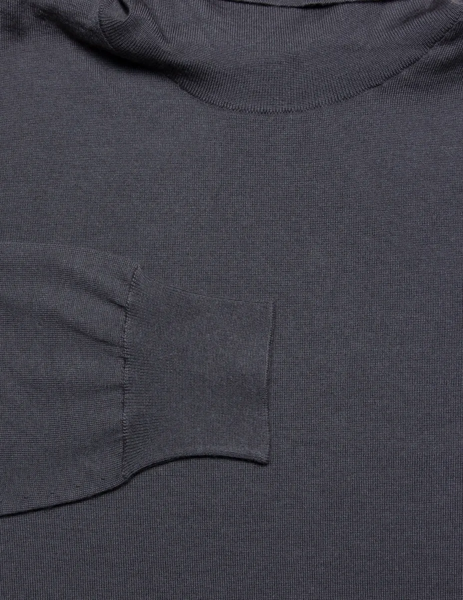 Svevo Parma Gray Turtleneck Sweater