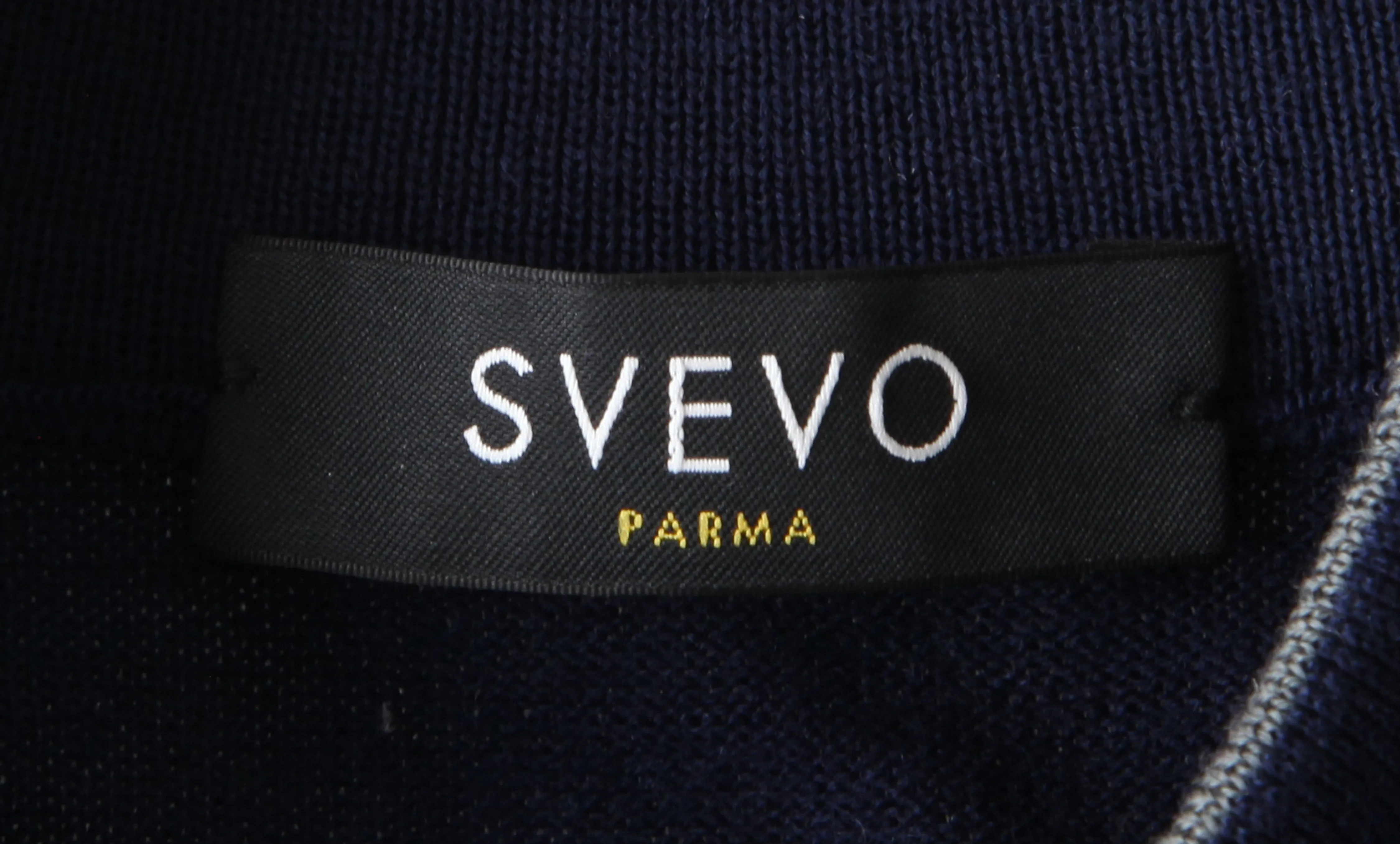 Svevo Parma Navy Blue Mock Turtleneck Sweater