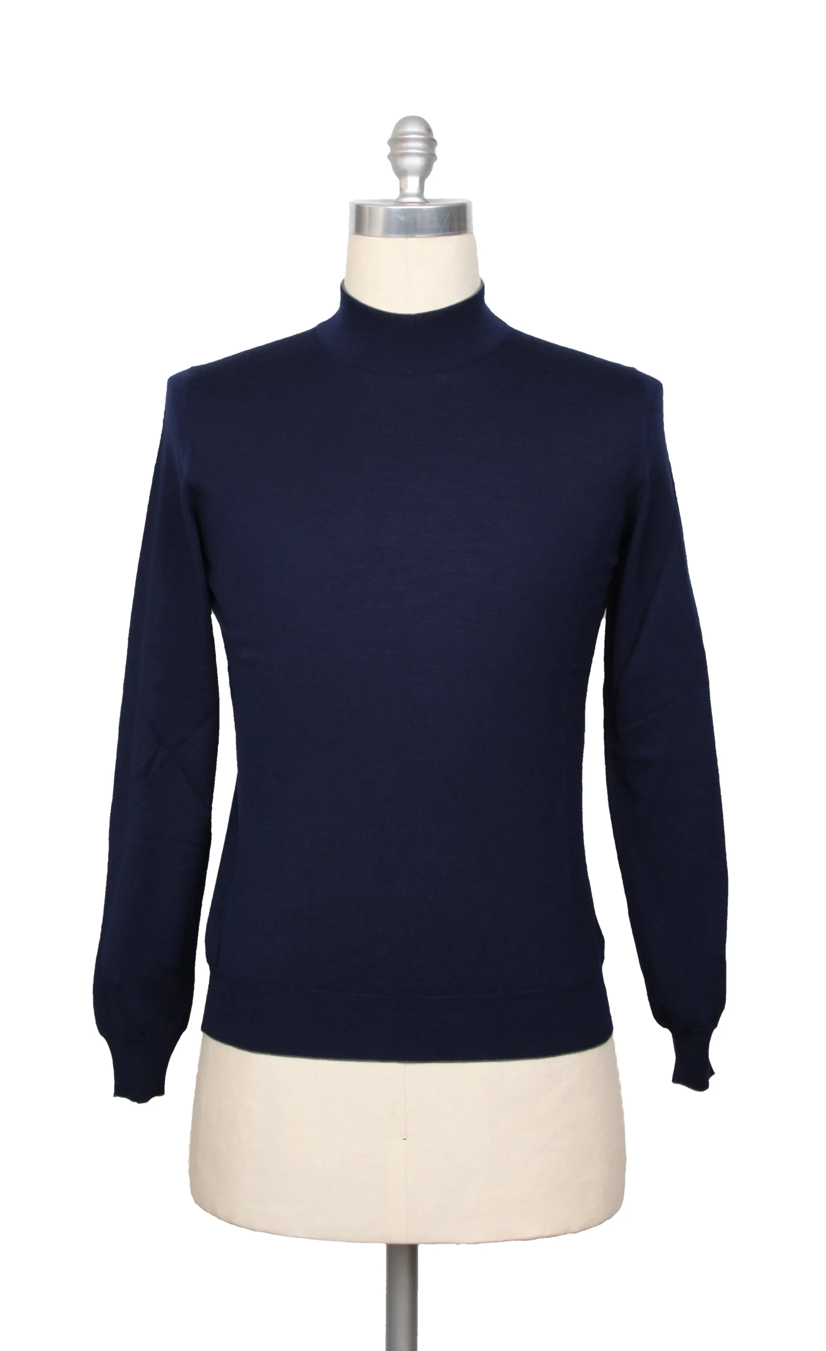 Svevo Parma Navy Blue Mock Turtleneck Sweater