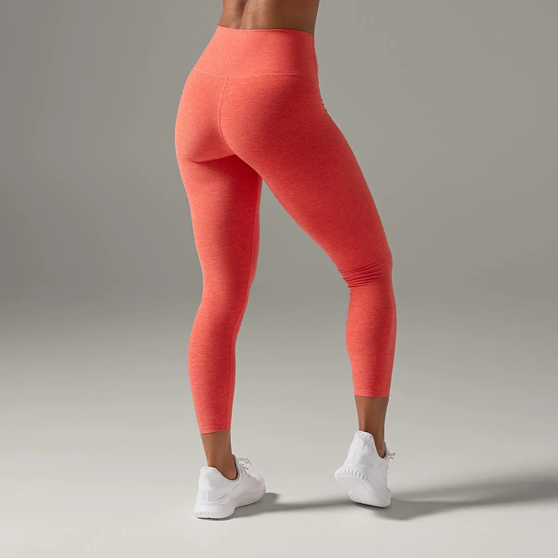 TAVI Tavicloud High Waisted 7/8 Tight - Hot Coral Spacedye