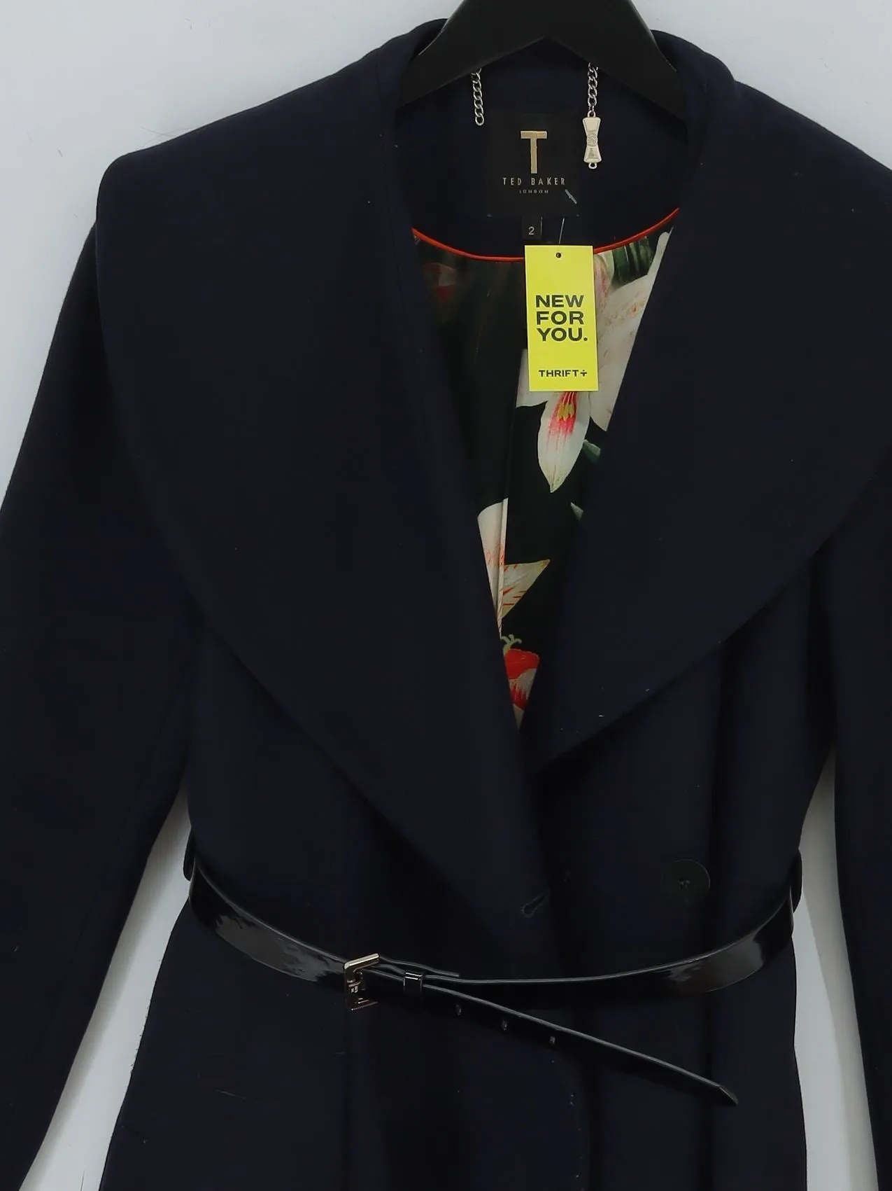 Ted Baker Women's Coat UK 10 Blue
