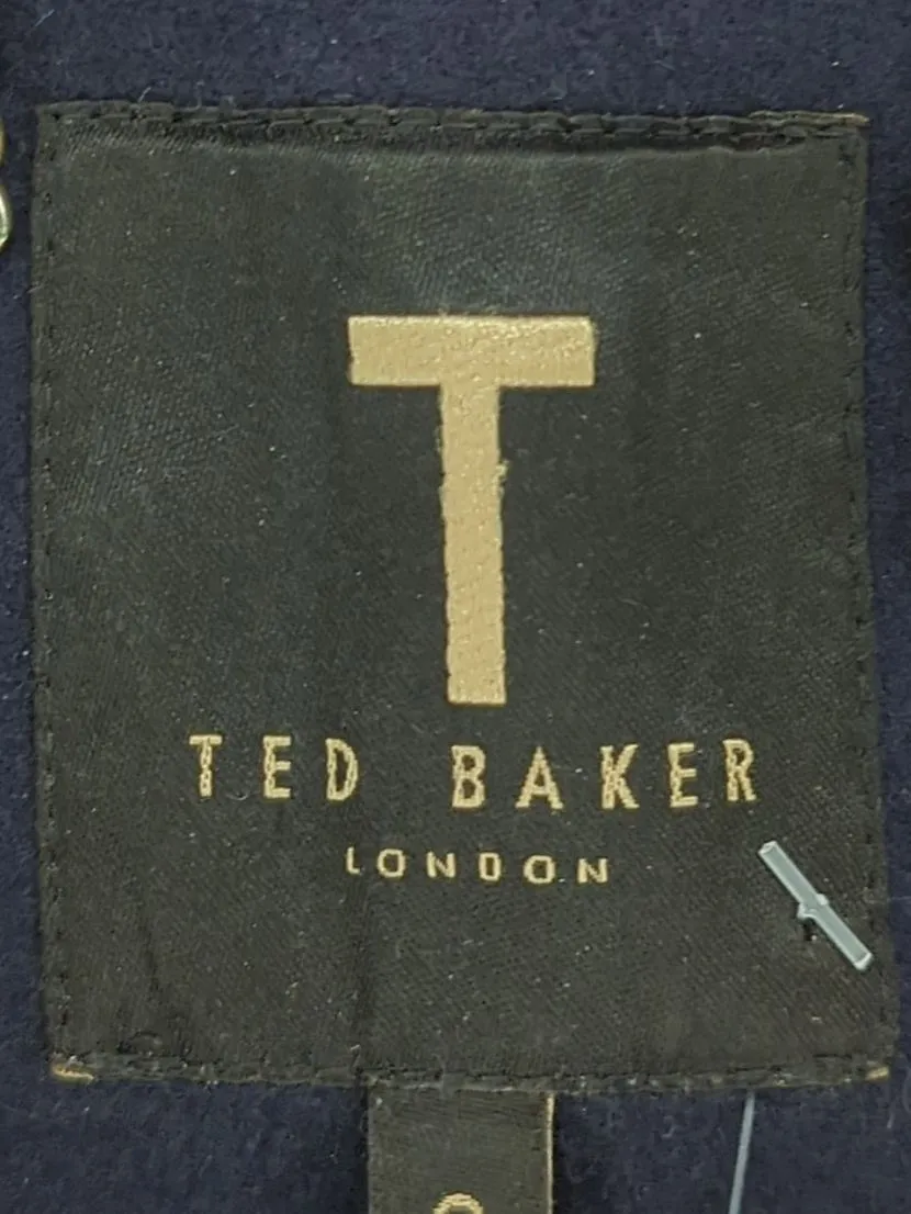 Ted Baker Women's Coat UK 10 Blue