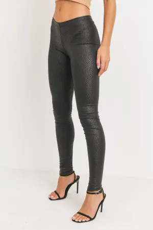 The Faux Snake Skin Leggings