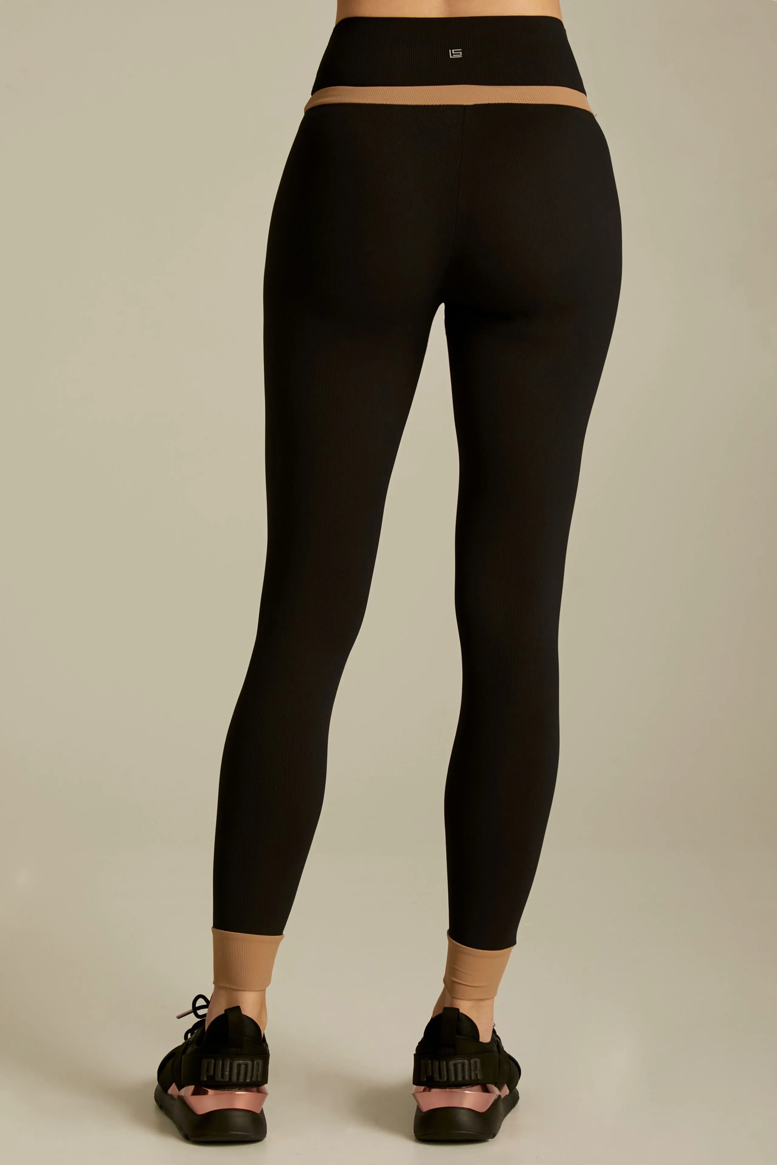 Train Ribbed Blocked Lounge Legging