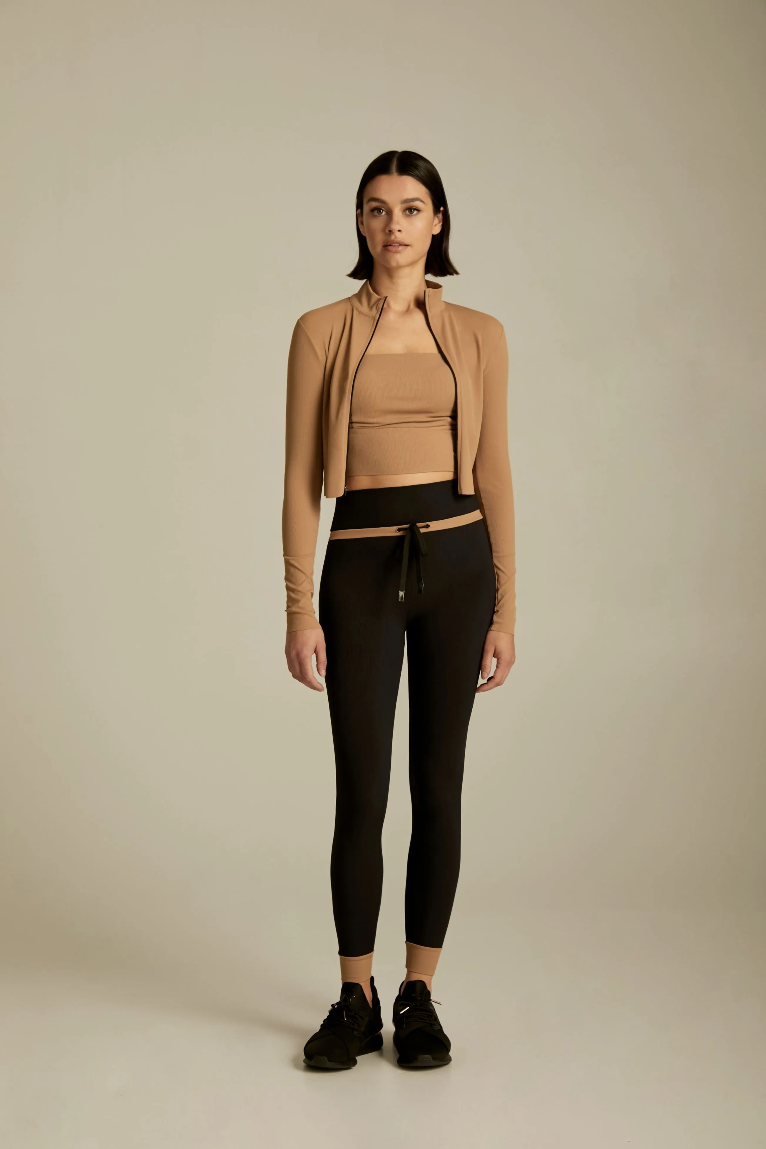 Train Ribbed Blocked Lounge Legging