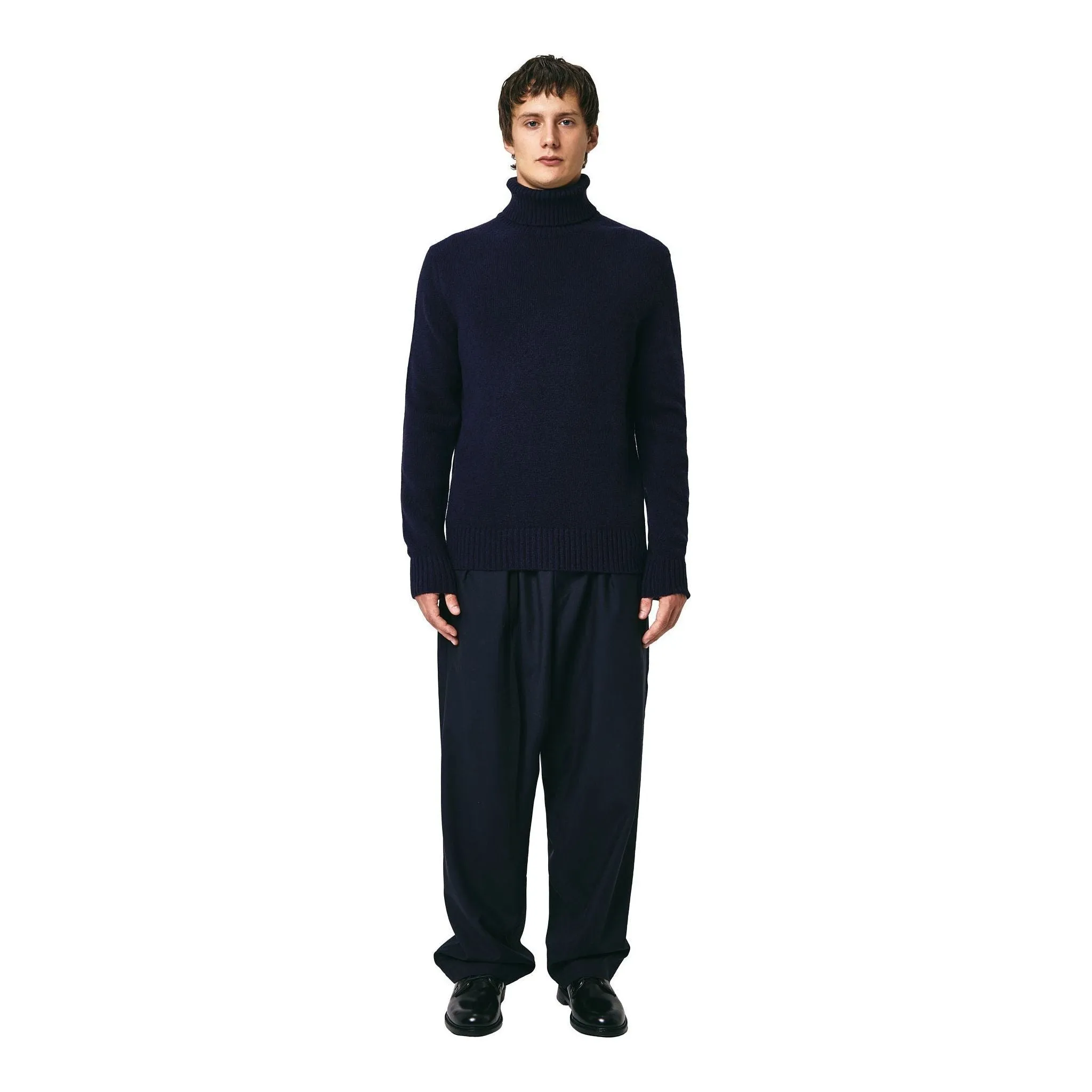 Turtle Neck Sweater, Blu
