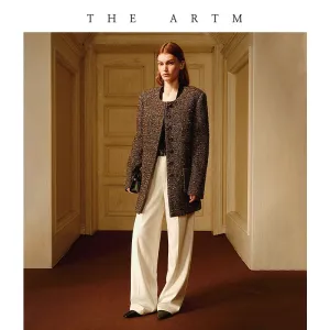 Tweed Round Neck Jacket