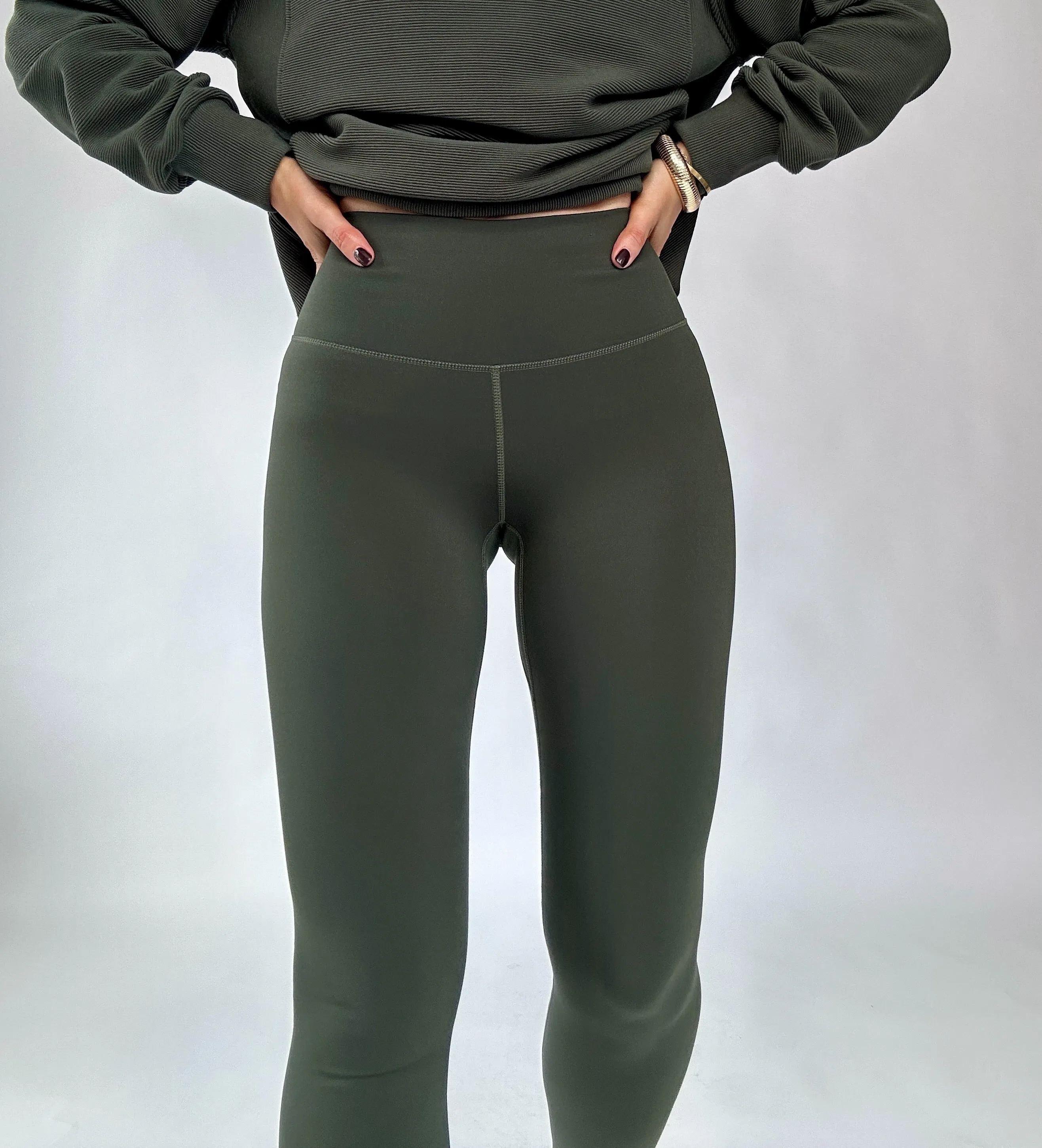VARLEY FreeSoft High Rise Legging - Dark Resin Green