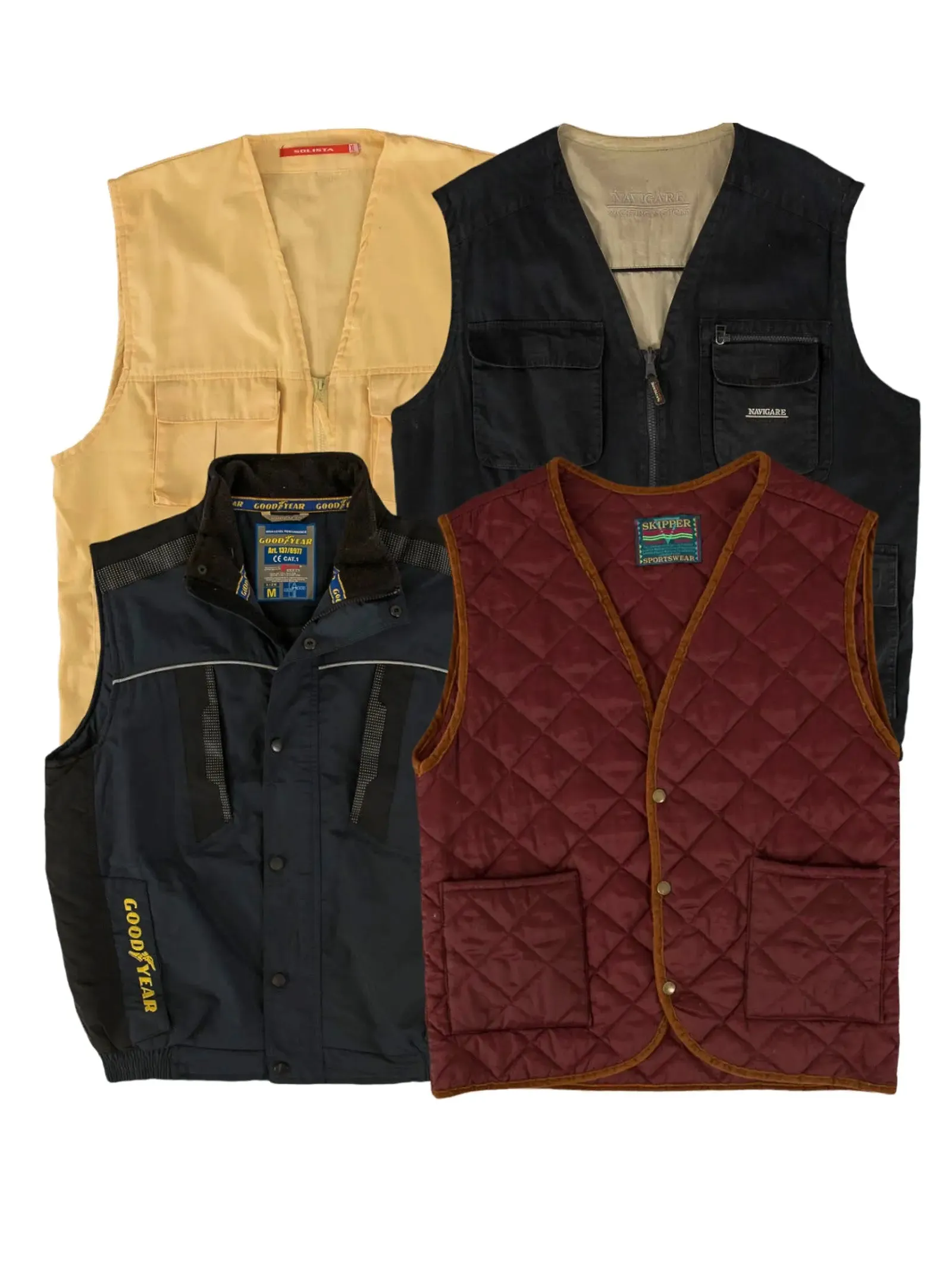 VINTAGE CARGO UTILITY VESTS