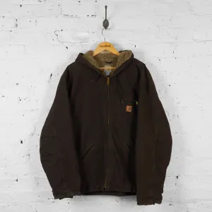 Vintage Carhartt Hooded Jacket - Brown - XL