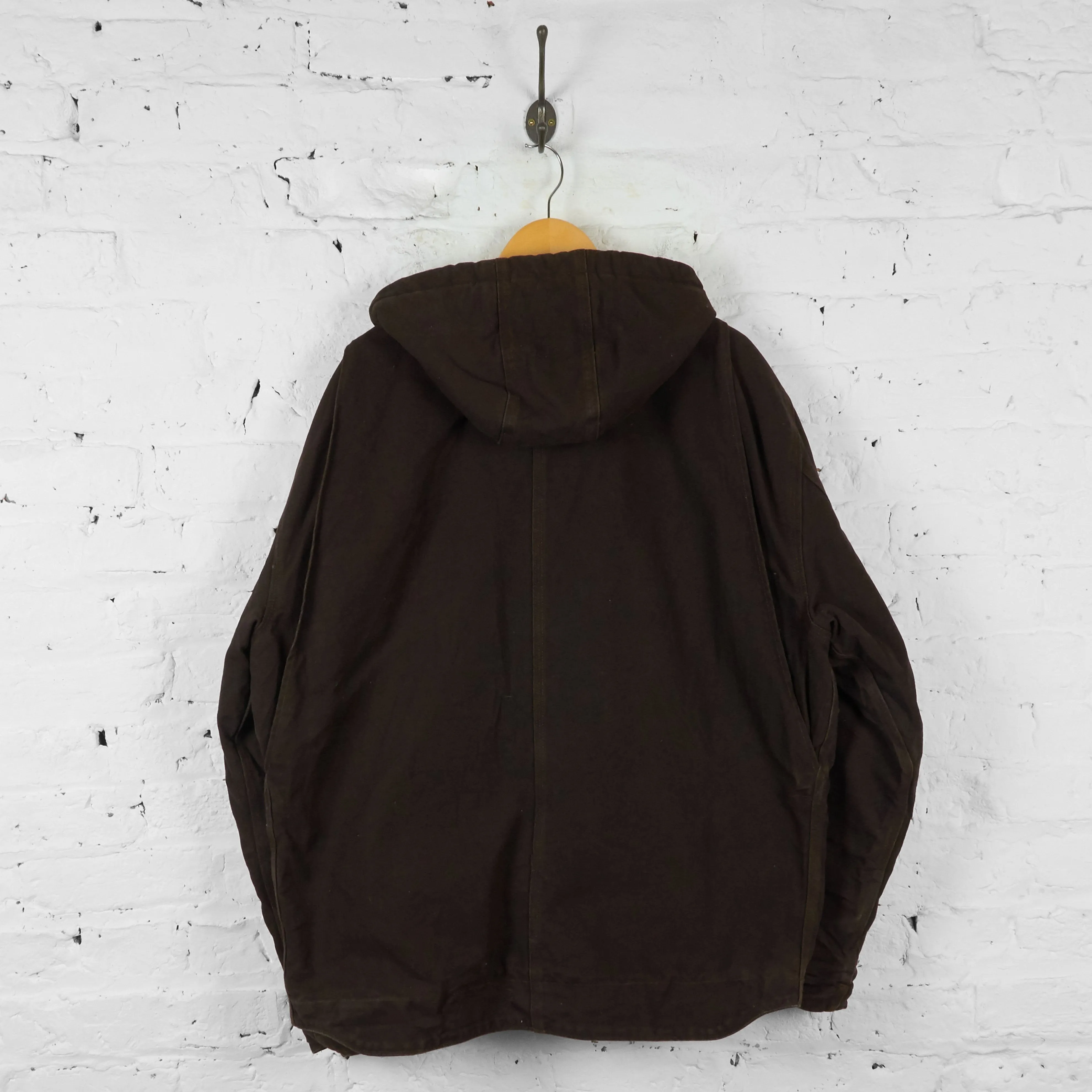 Vintage Carhartt Hooded Jacket - Brown - XL