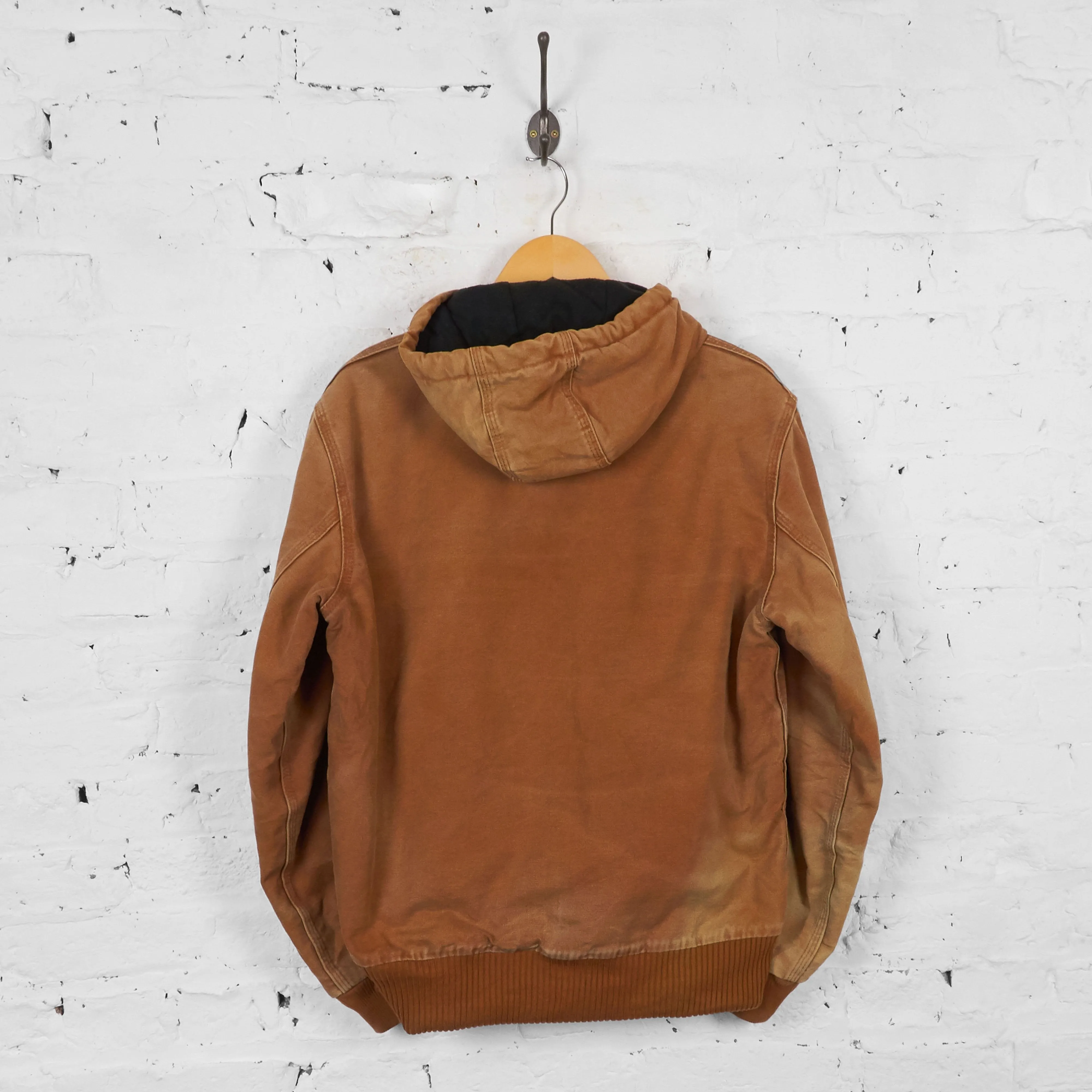 Vintage Carhartt Workwear Hooded Jacket - Brown - S