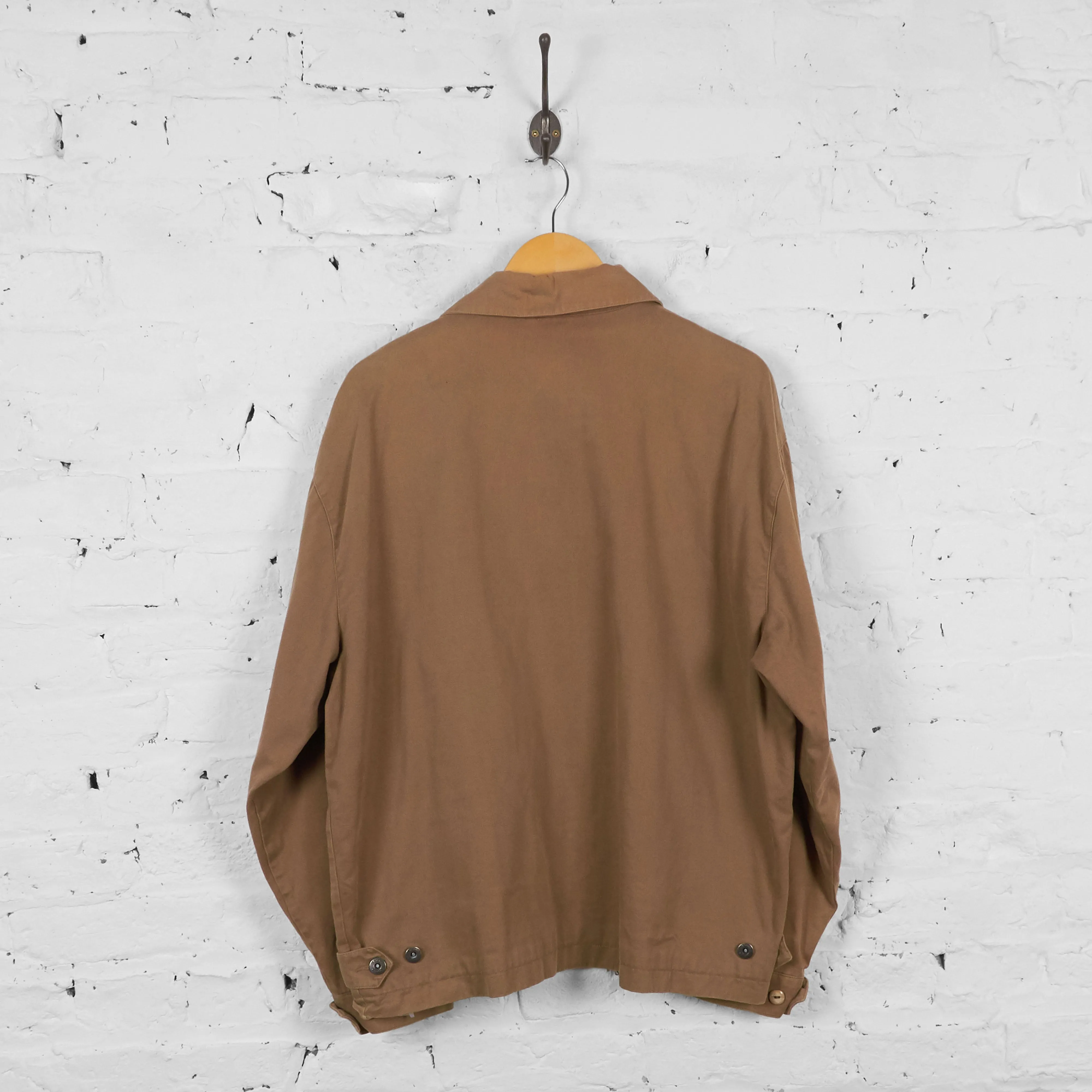 Vintage Pierre Cardin Bomber Jacket - Brown - L
