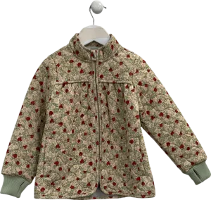 Wheat Green Thermo Quilted Jacket Thilde 4 Years