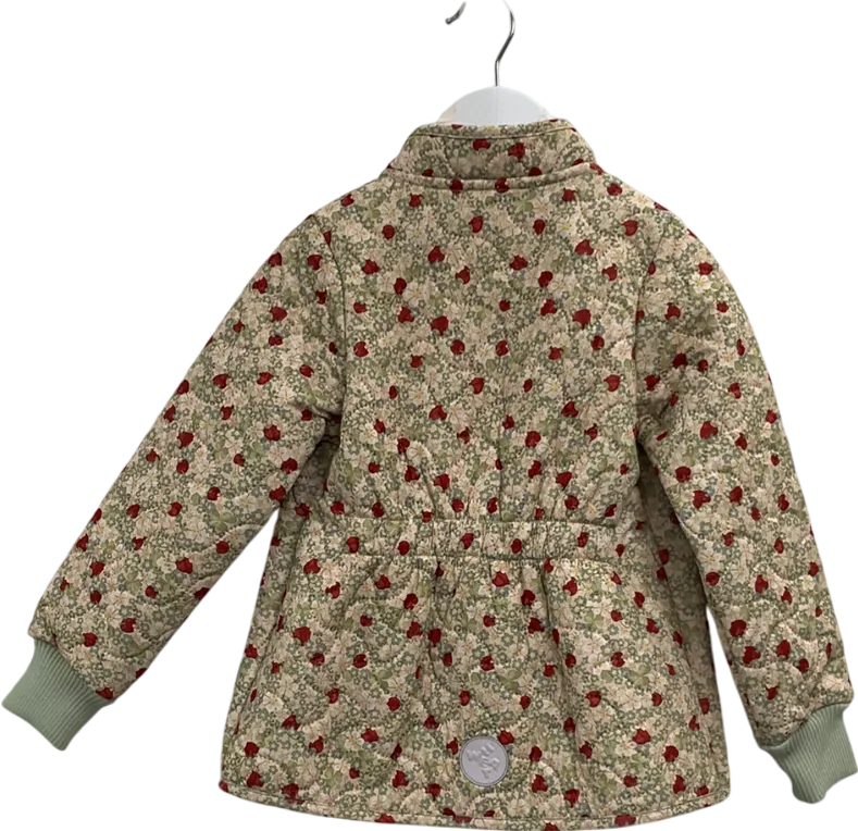 Wheat Green Thermo Quilted Jacket Thilde 4 Years