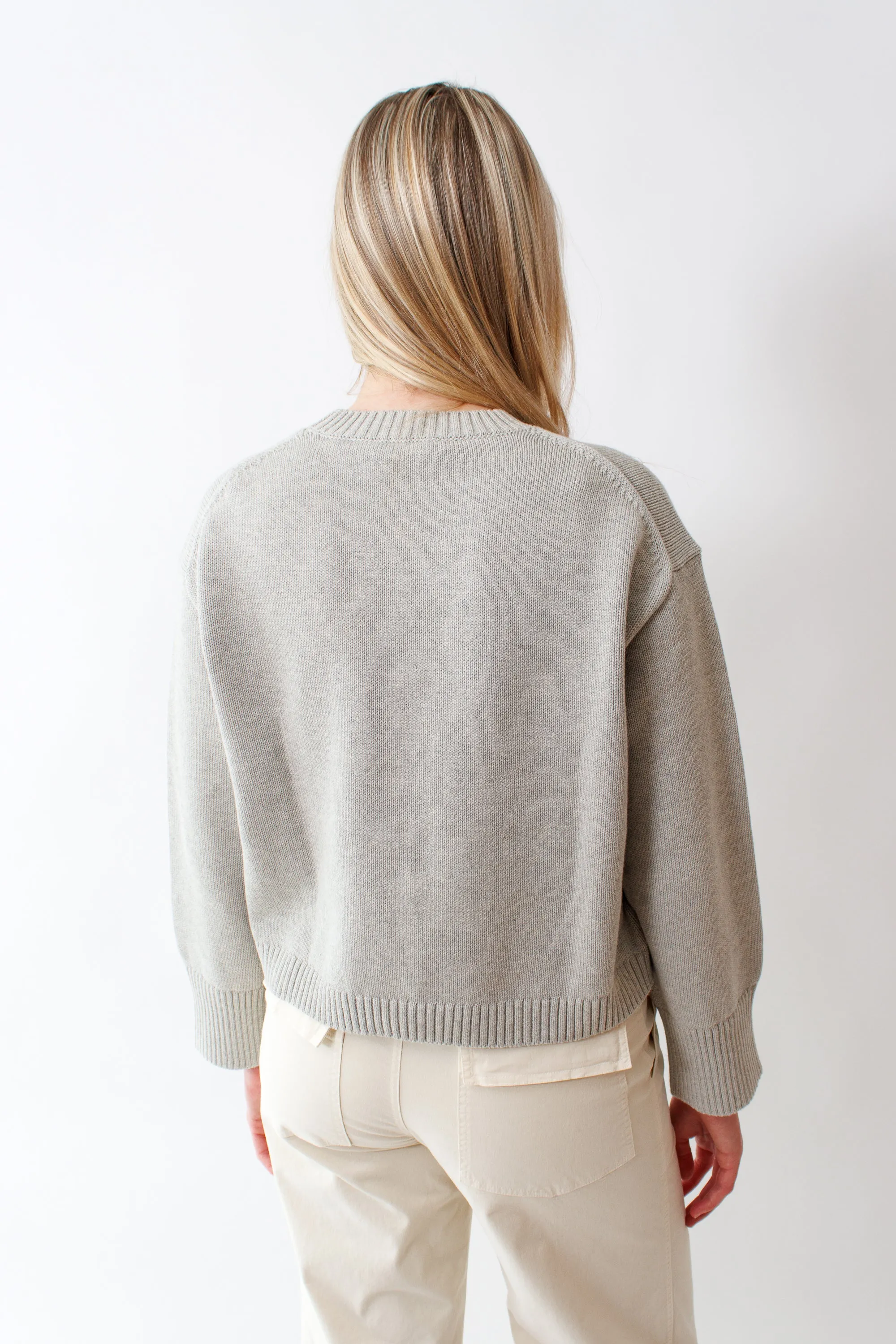 White   Warren Organic Cotton Easy Crewneck