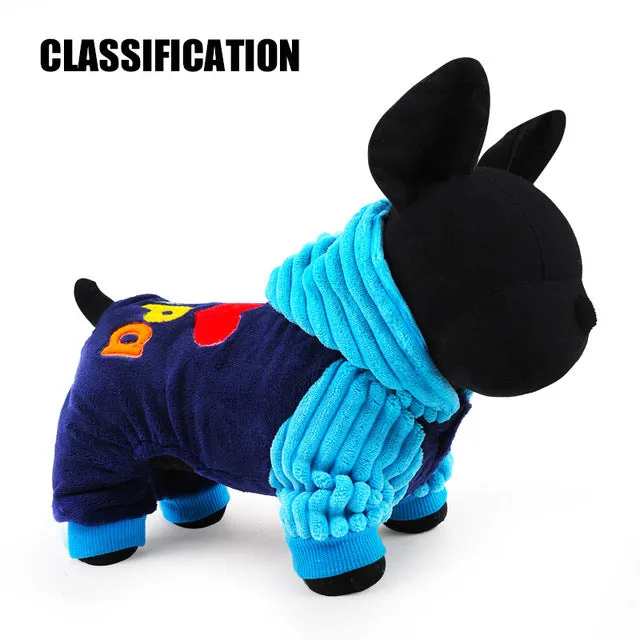 winter Pet Dog Clothes