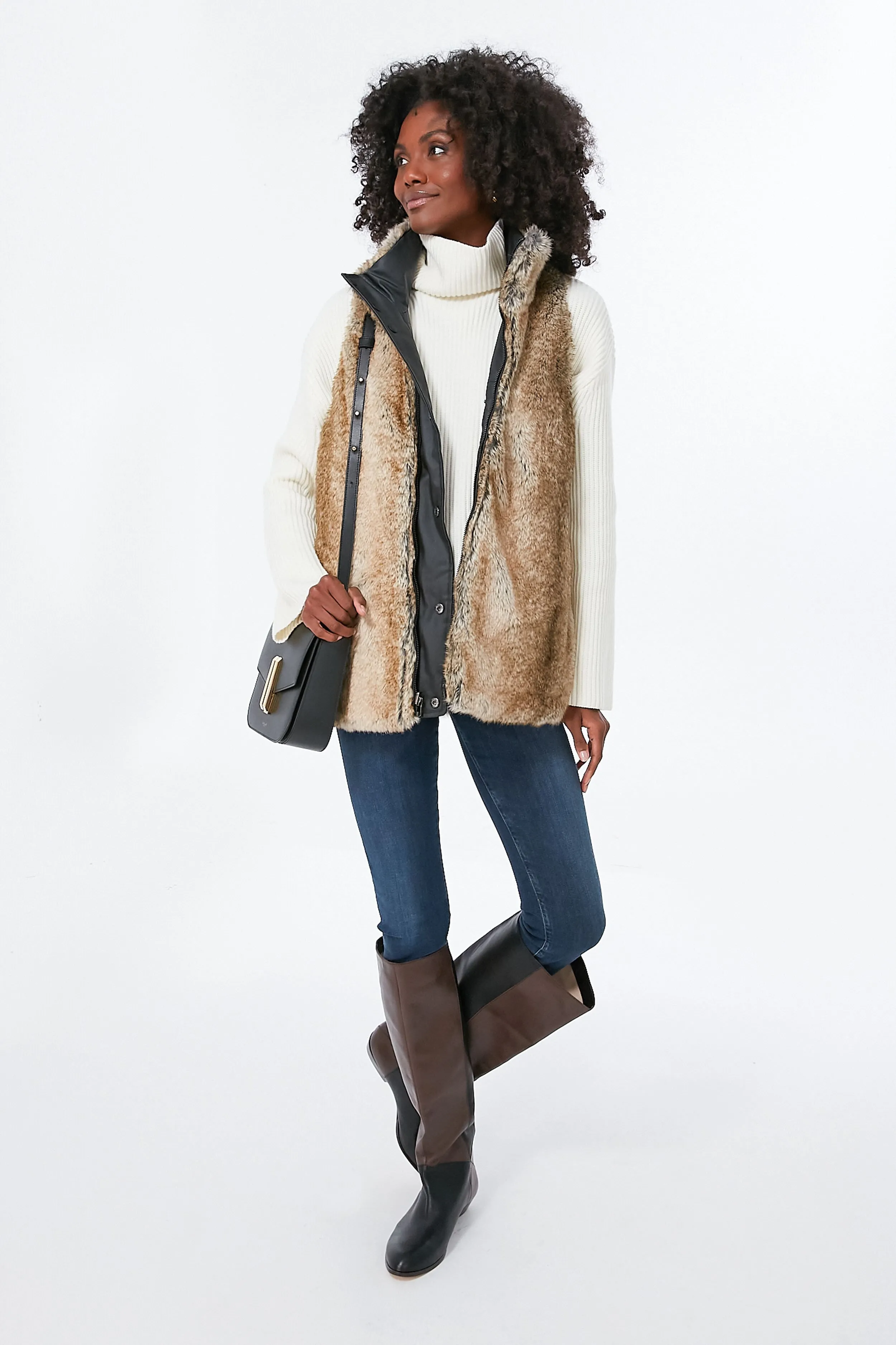 Winter White Laurel Turtleneck
