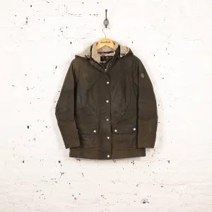 Women's Barbour Apsley Wax Jacket Coat - Green - Women's S