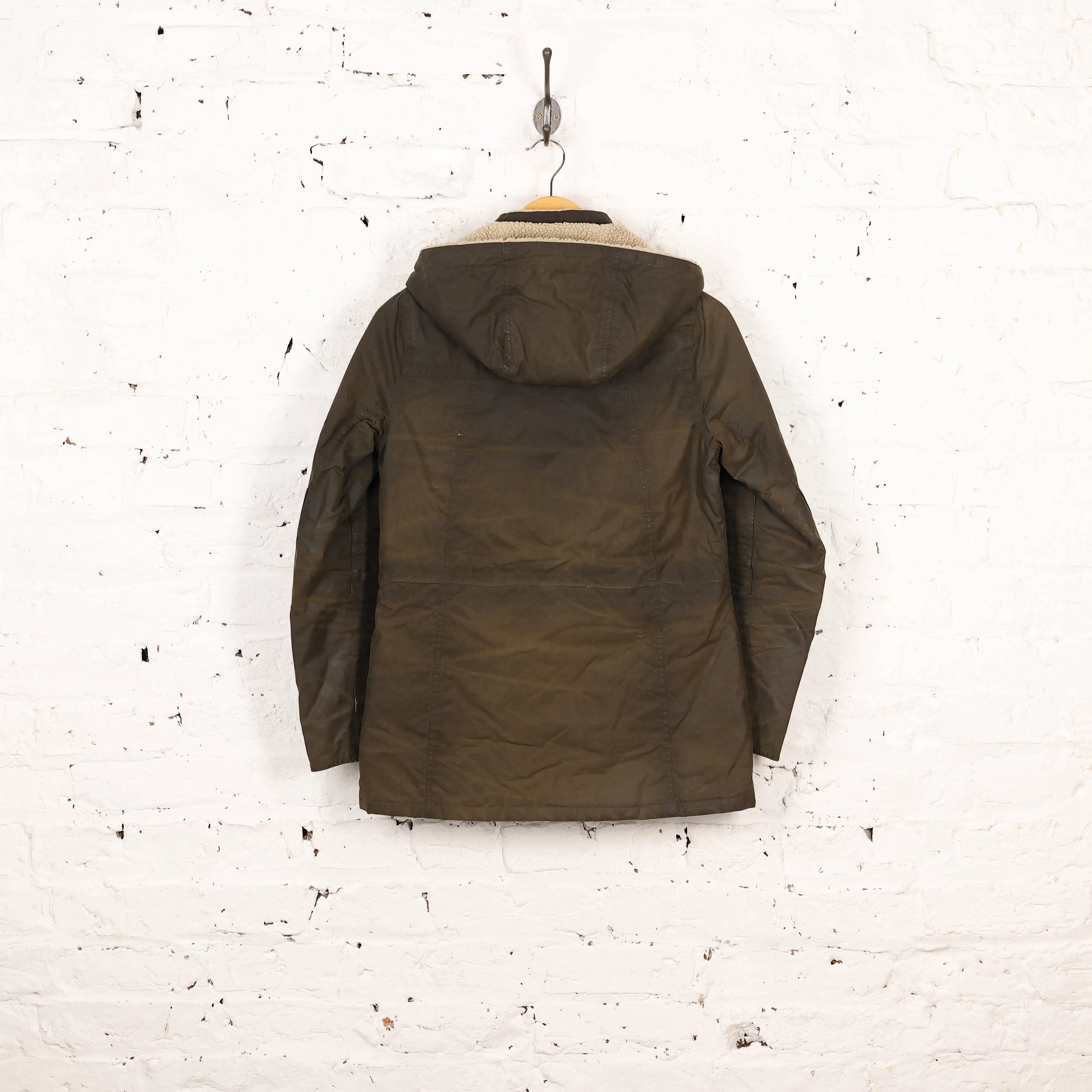 Women's Barbour Apsley Wax Jacket Coat - Green - Women's S