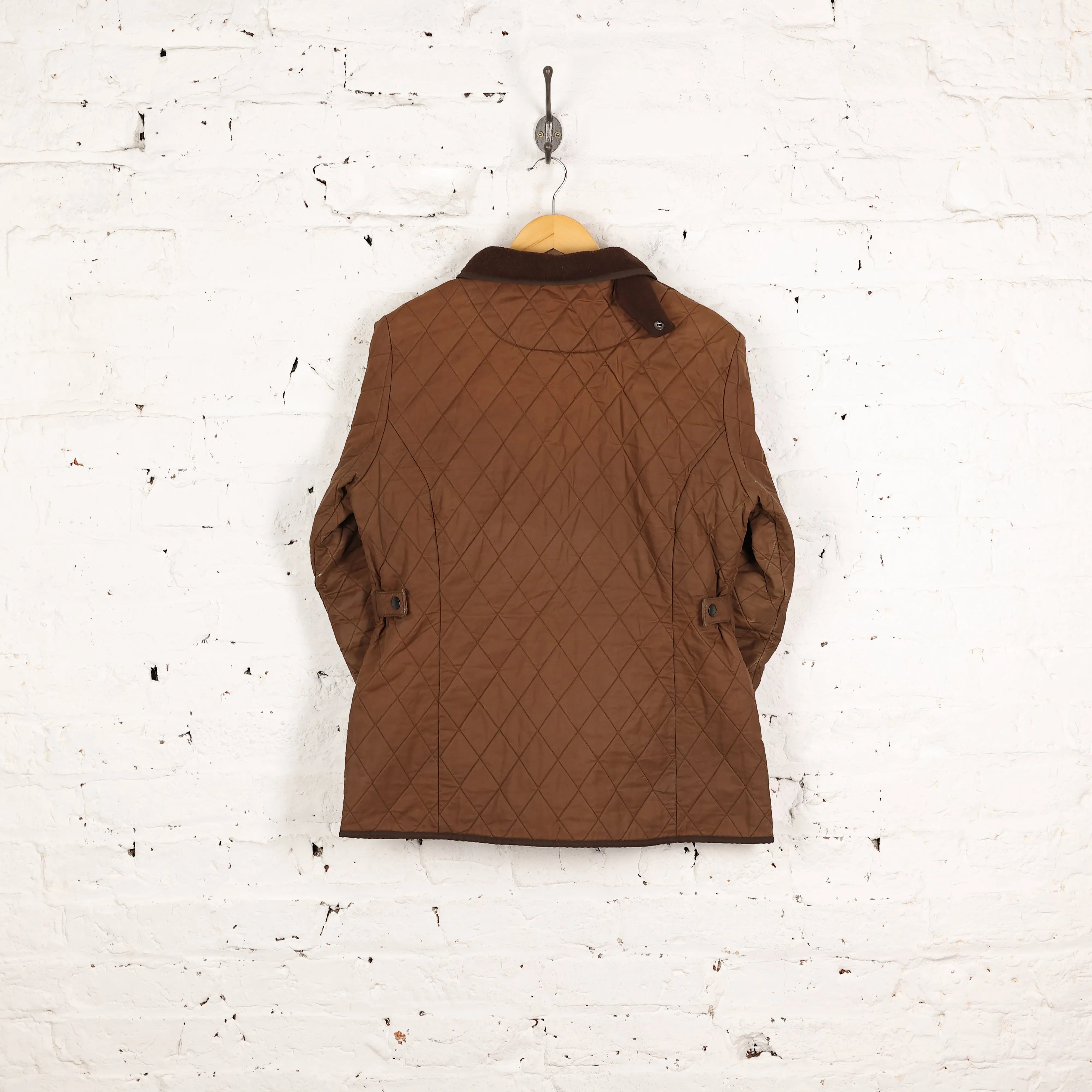Women's Barbour Duracotton PolarQuilt Quilted Jacket - Brown - Women's L