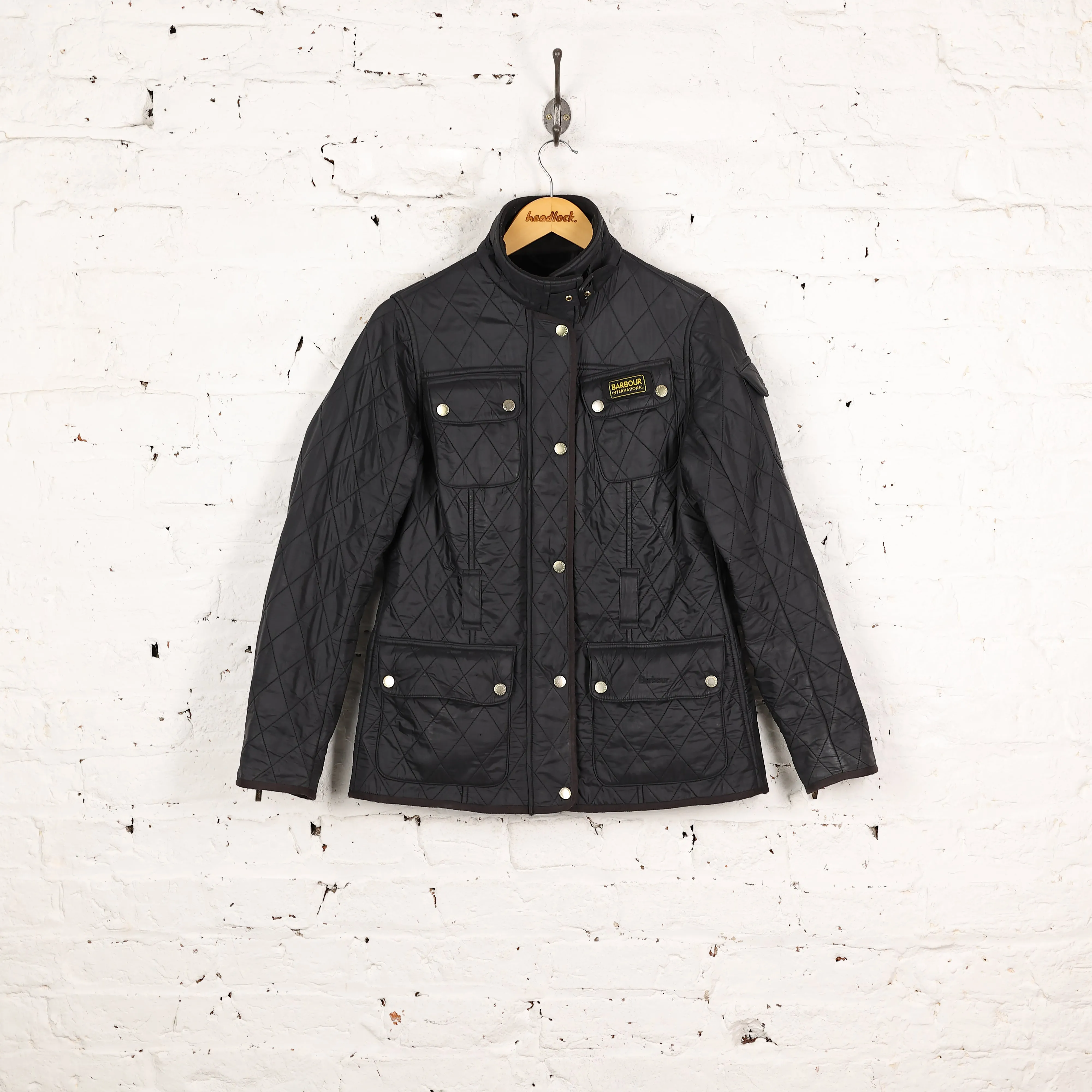 Women's Barbour International Polar Quilt Jacket - Blue - Women's M