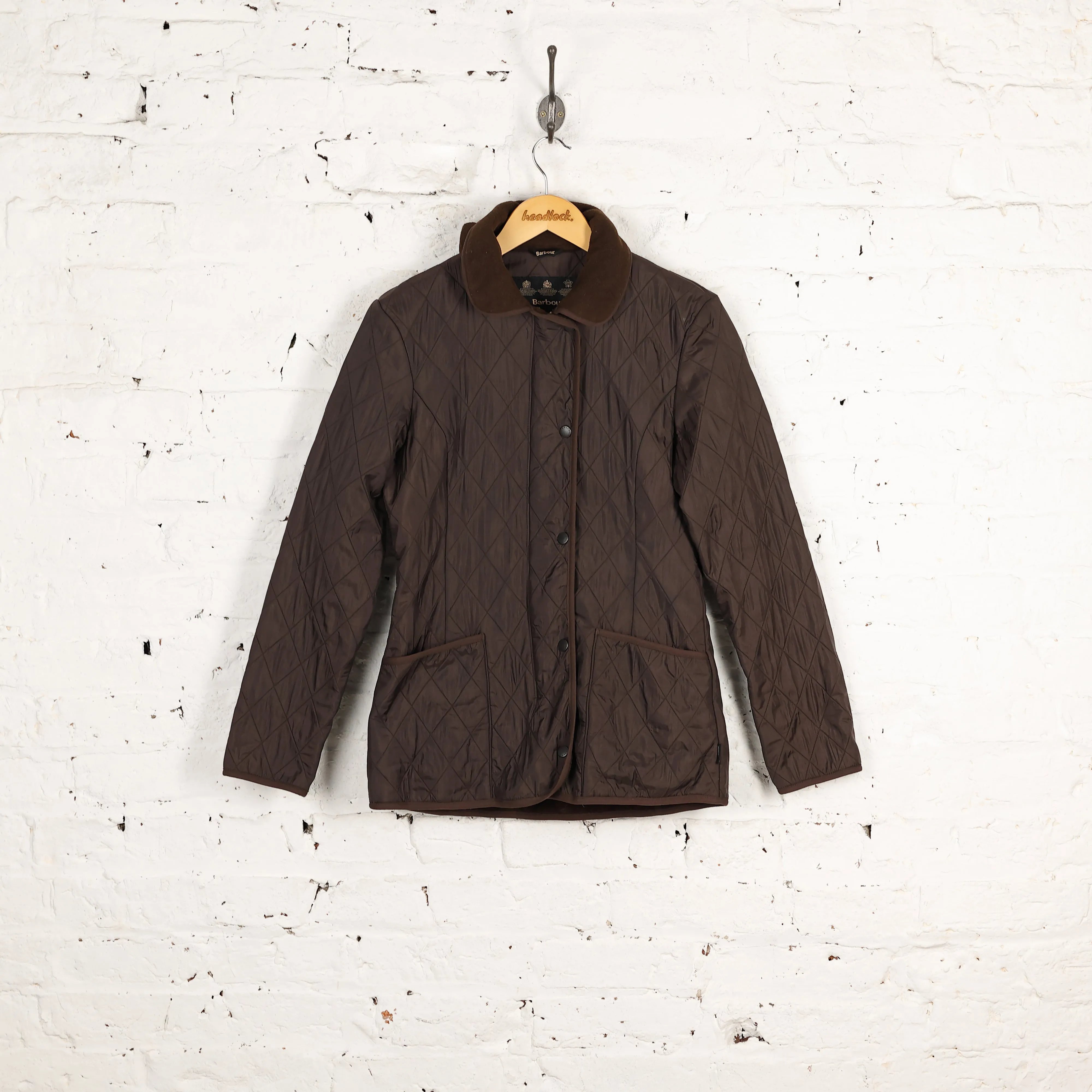 Women's Barbour Polar Quilt Jacket - Brown - Women's S