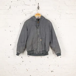 Women's Carhartt Hooded Work Jacket - Blue - Women's M