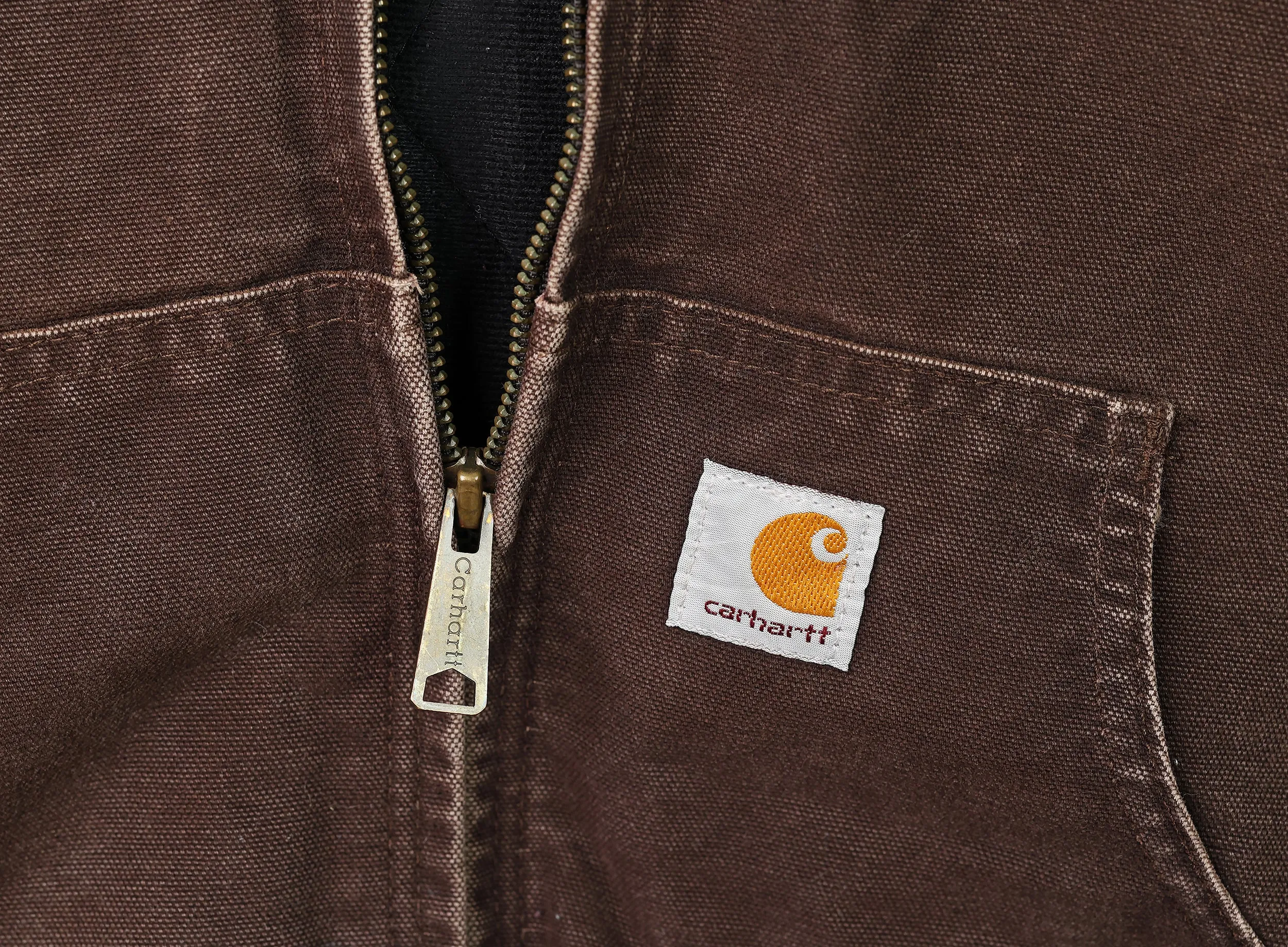 Women's Carhartt Hooded Work Jacket - Brown - Womens M