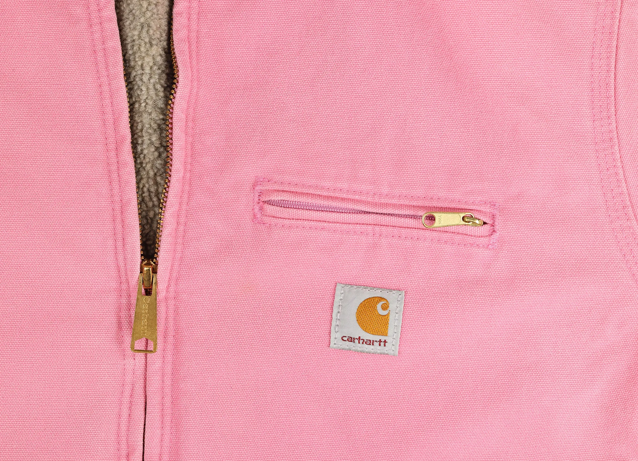 Women's Carhartt Hooded Work Jacket - Pink - Women's L