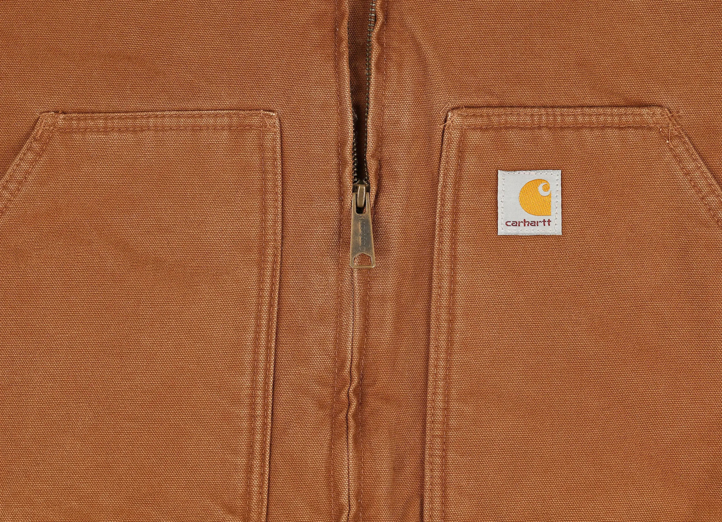 Women's Carhartt Sleeveless Work Jacket Gilet - Brown - Women's XL
