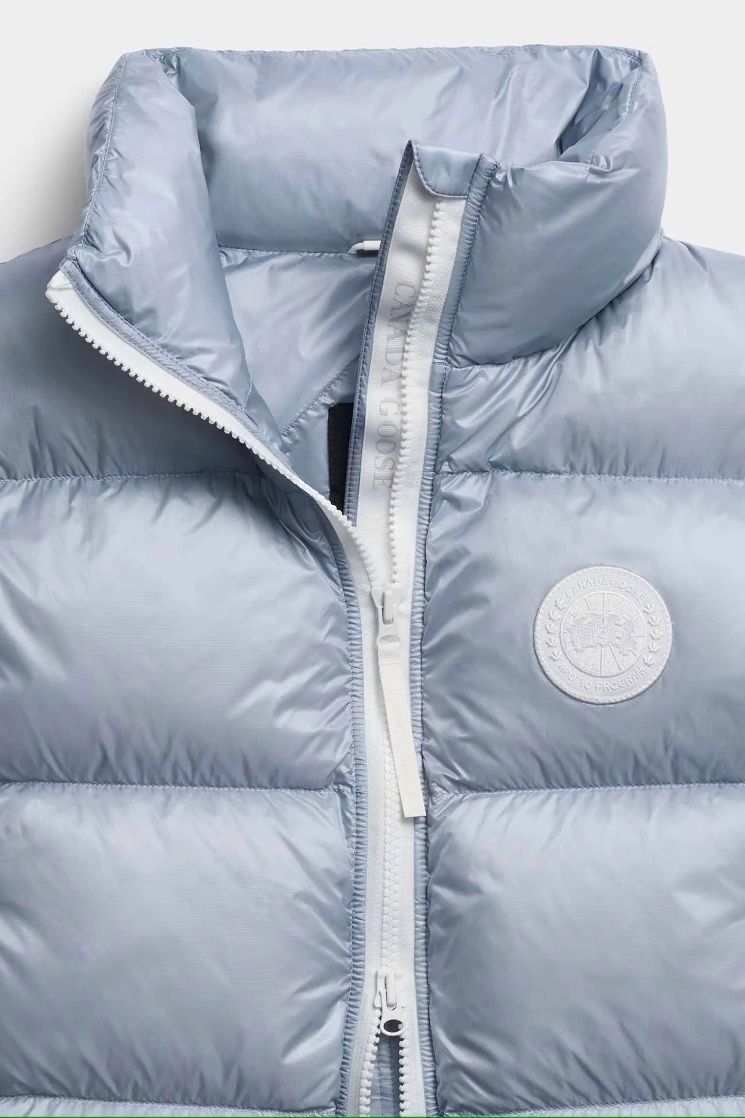 Womens Cypress Puffer Vest  White Label Light Ozone Blue 2257WW