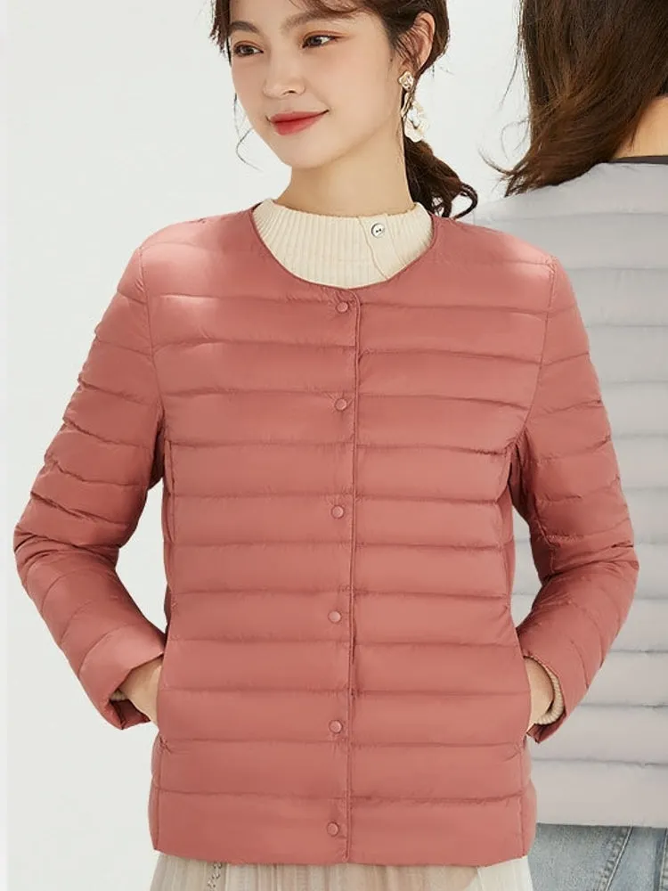 Women's Down Jacket C4B-DJ05 Light And Thin Short Inner Wear Light