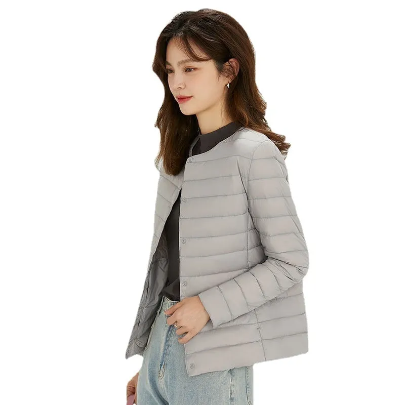Women's Down Jacket C4B-DJ05 Light And Thin Short Inner Wear Light