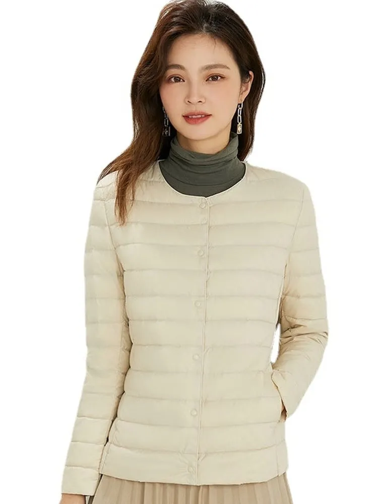 Women's Down Jacket C4B-DJ05 Light And Thin Short Inner Wear Light