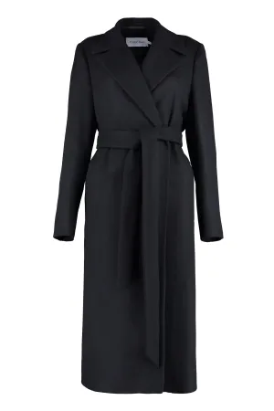 Wool and cashmere coat