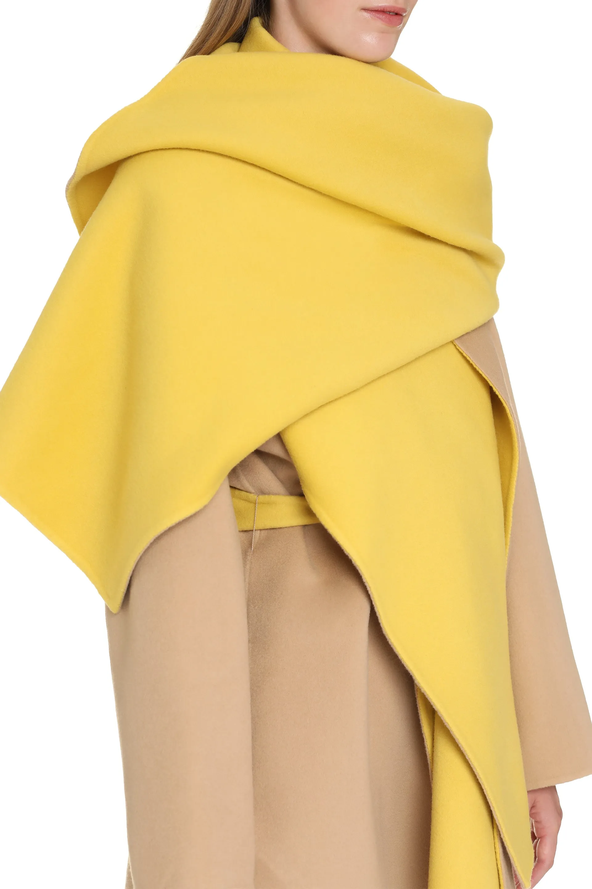 Wool and cashmere coat