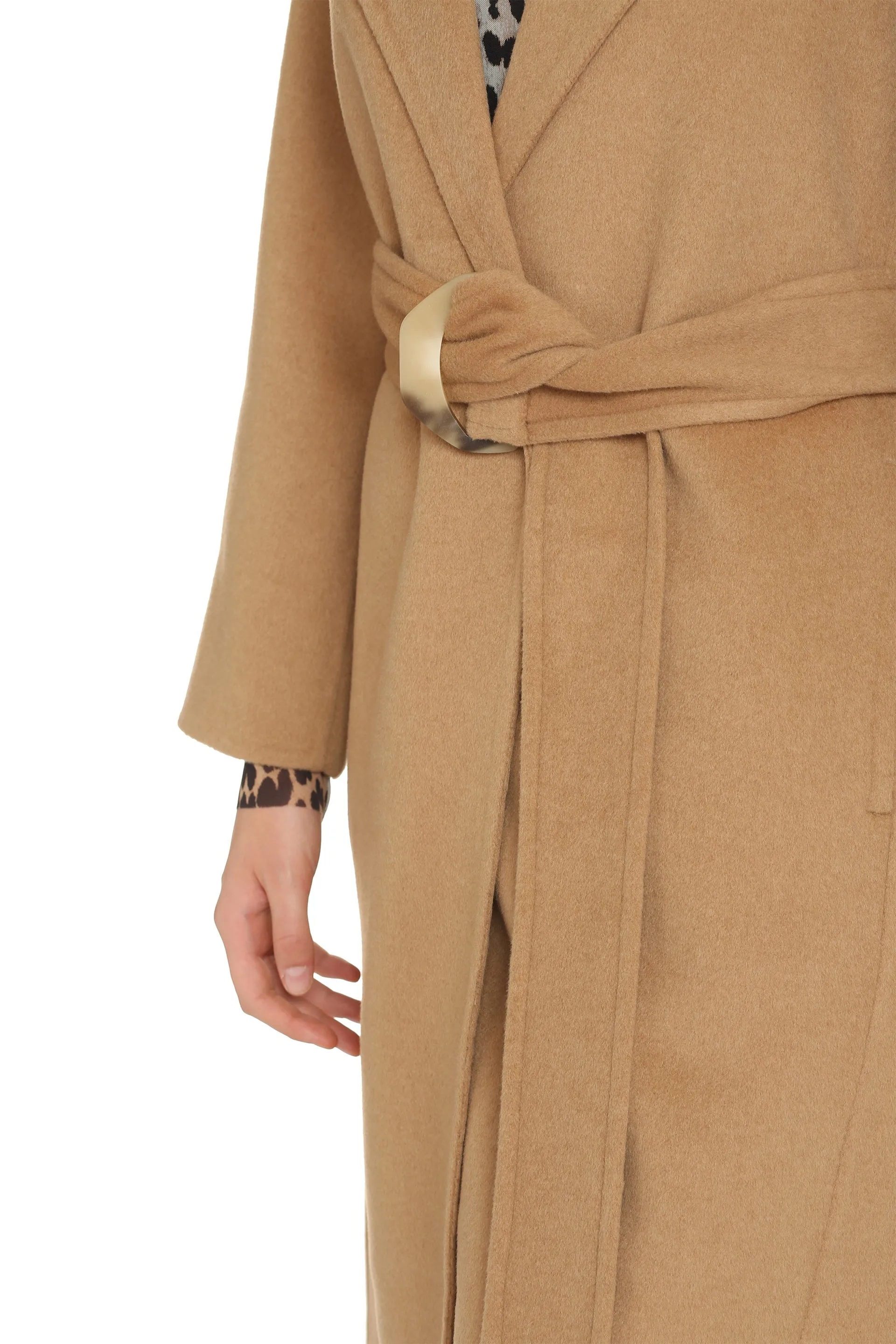 Wool and cashmere coat