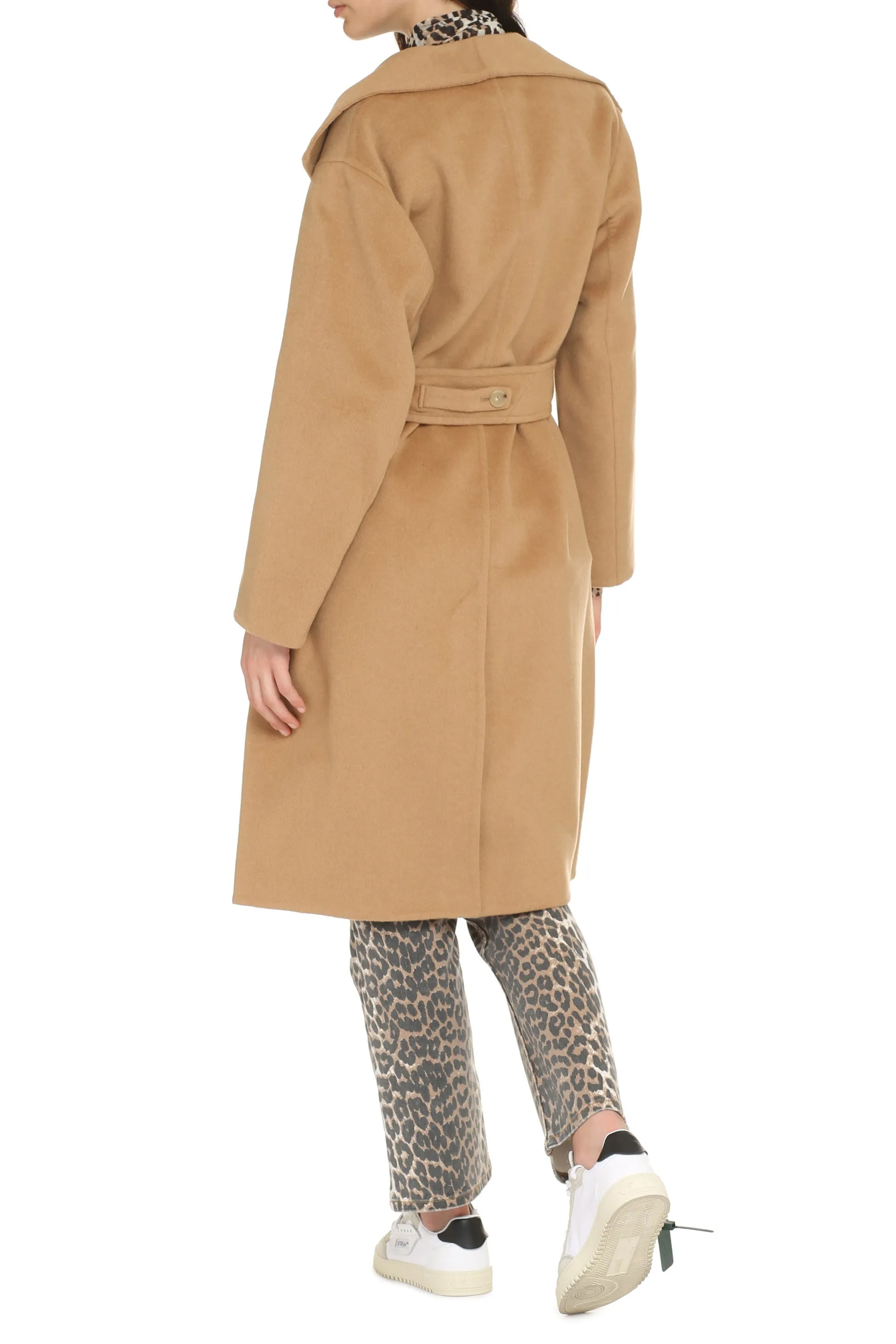 Wool and cashmere coat