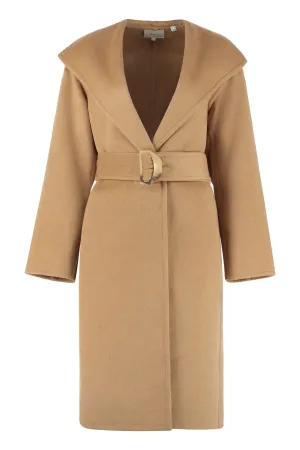 Wool and cashmere coat