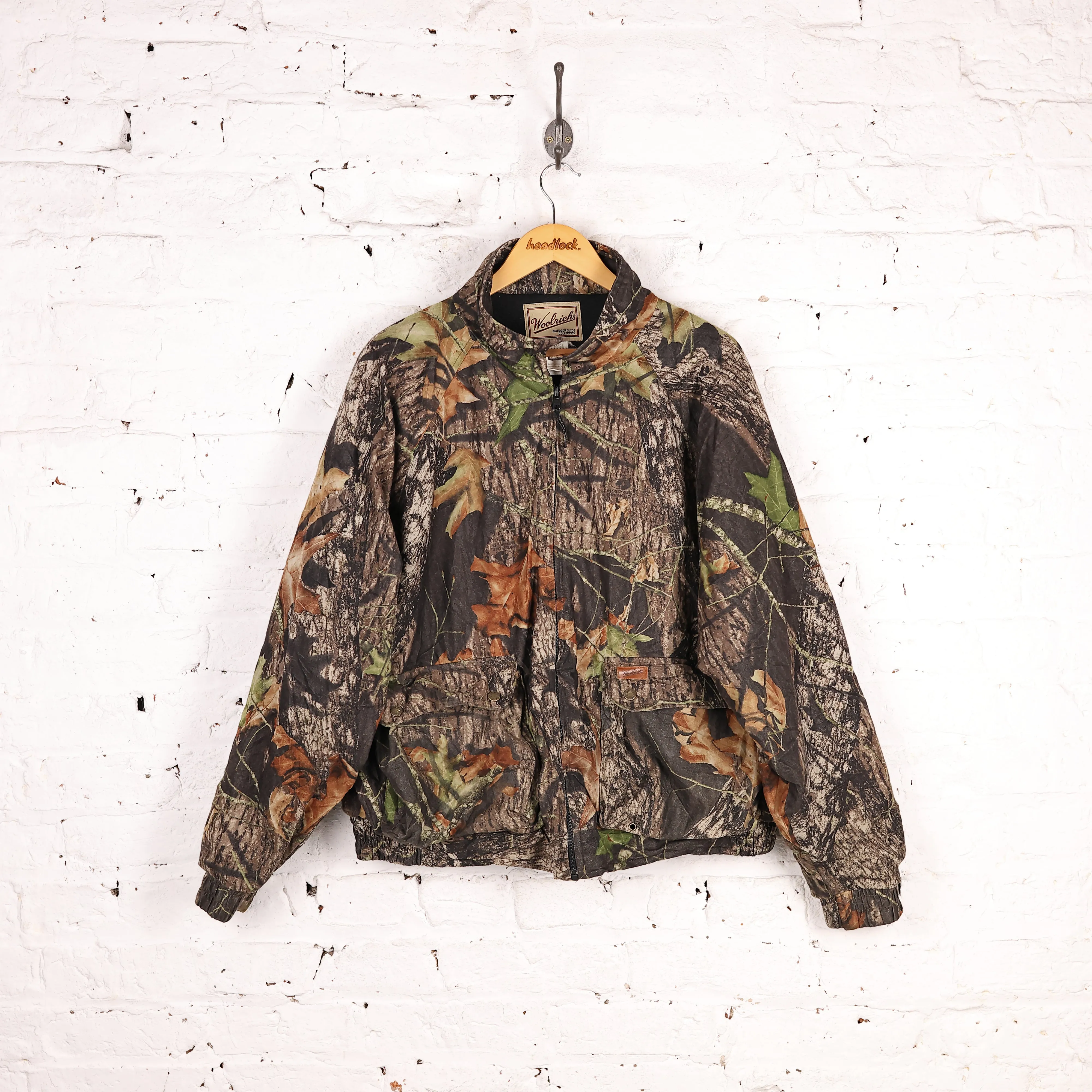 Woolrich Real Tree Camo Bomber Jacket - Brown - L